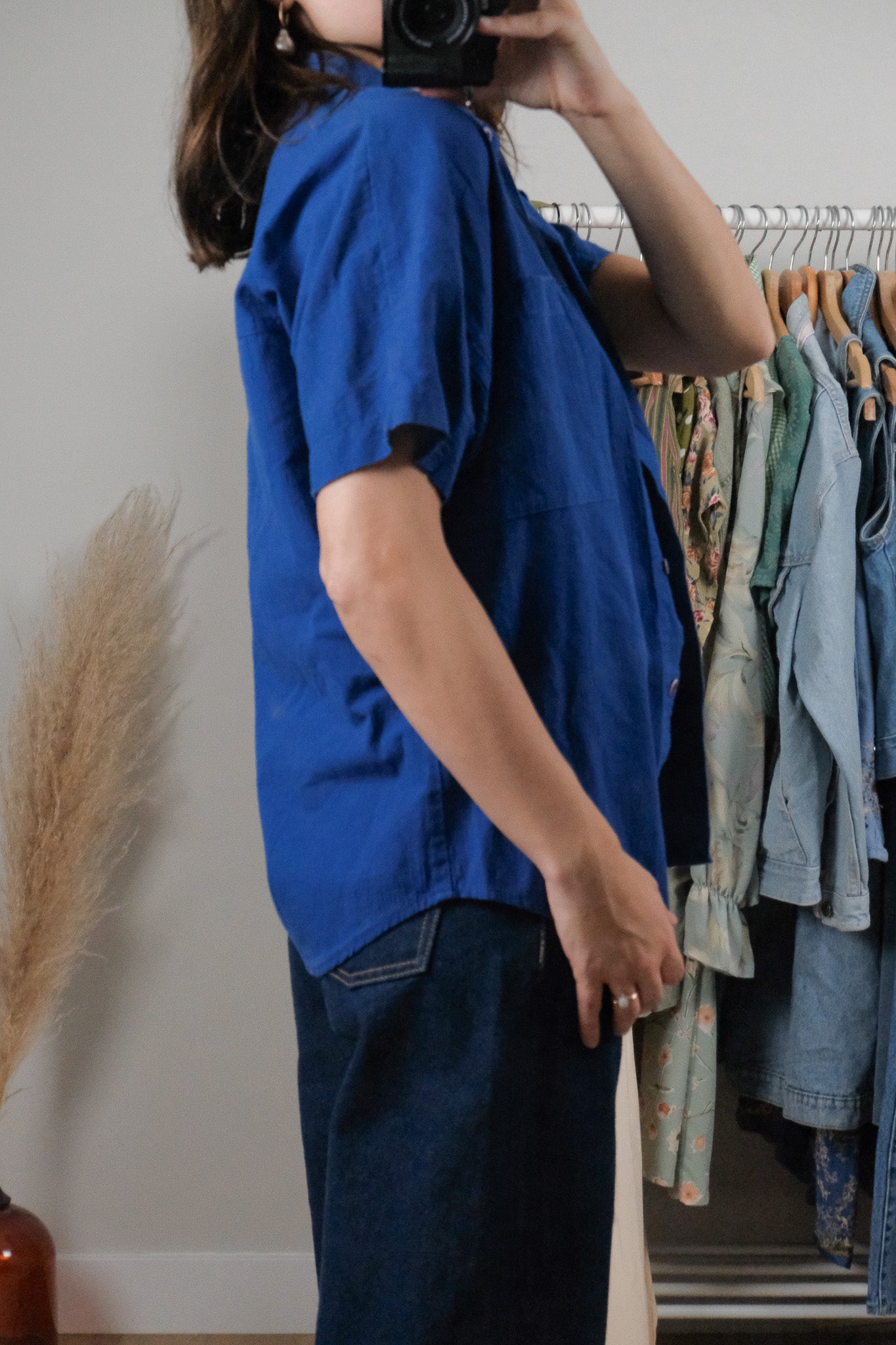 Made in Canada x Vintage x Cotton Short-Sleeve Knit (M)