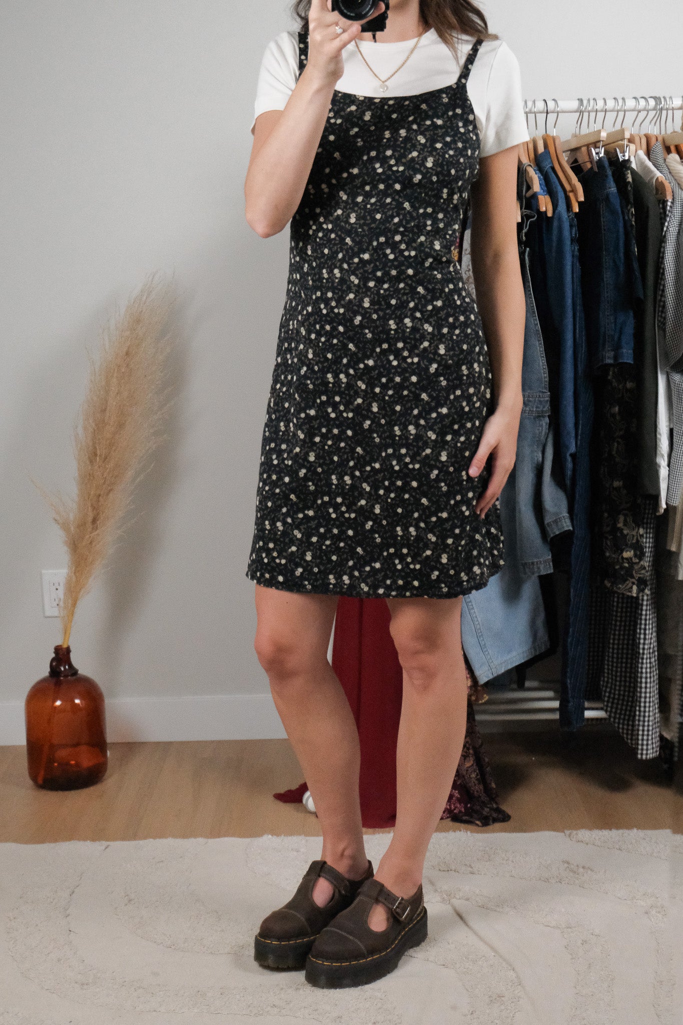 Vintage x Cotton Floral Mini Dress (8)