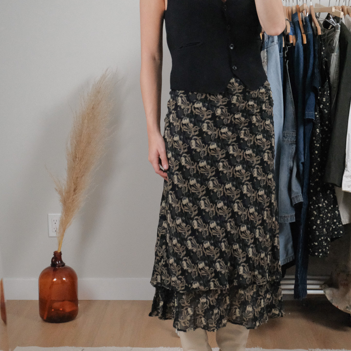 Vintage x Patterned Skirt (10)
