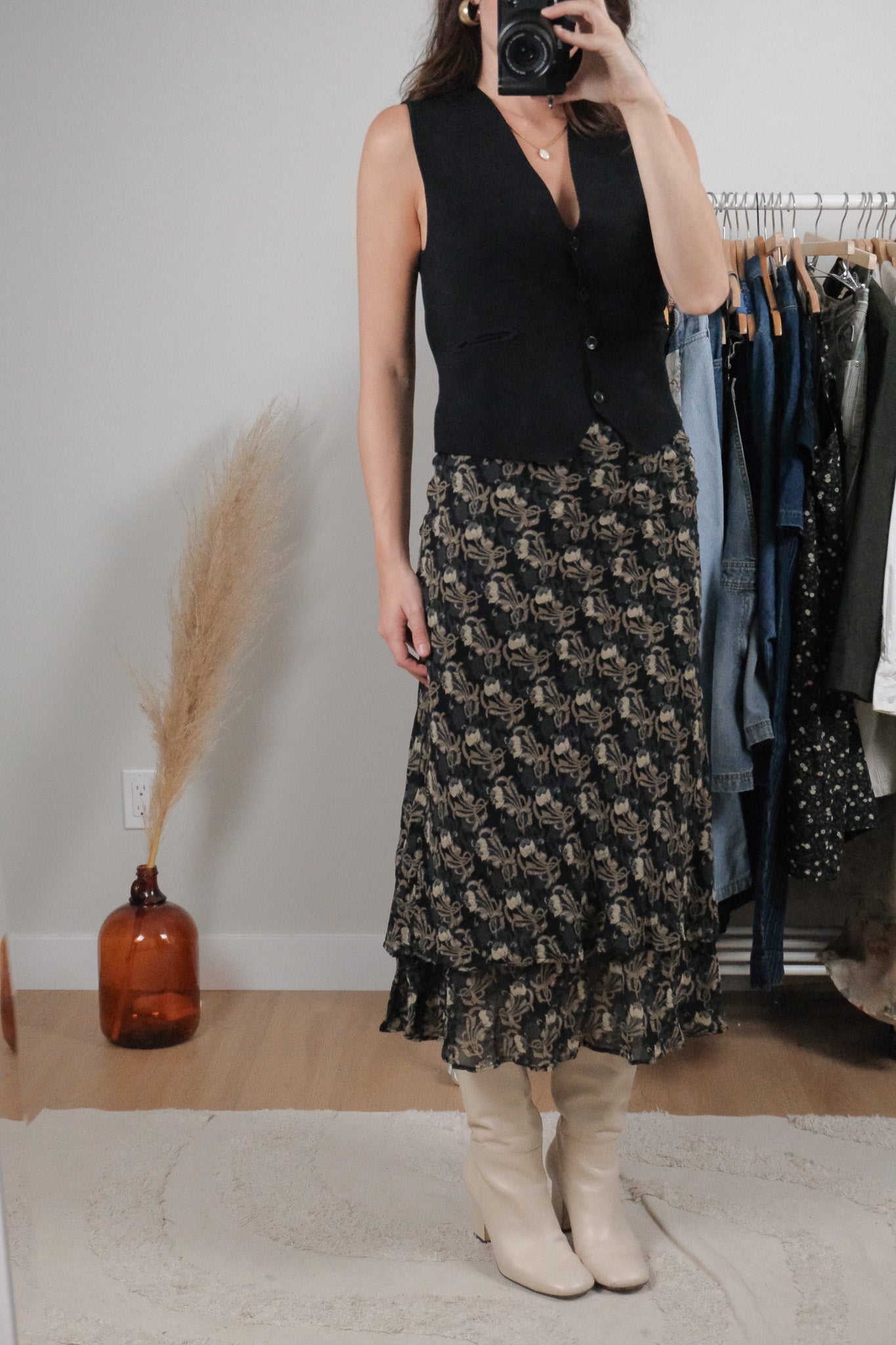 Vintage x Patterned Skirt (10)