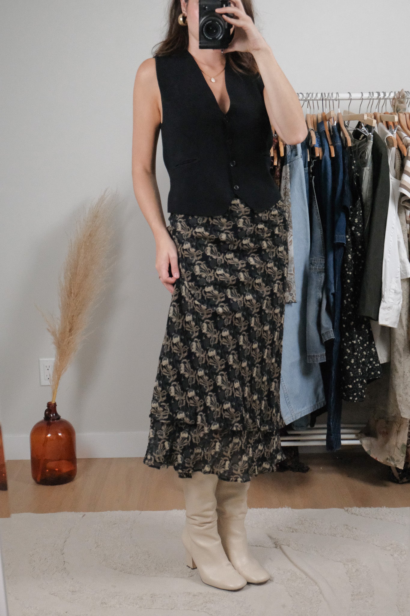 Vintage x Patterned Skirt (10)