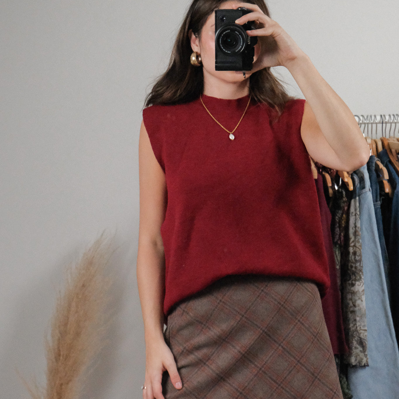 Eileen Fisher x Wool Knit Top (M/L)