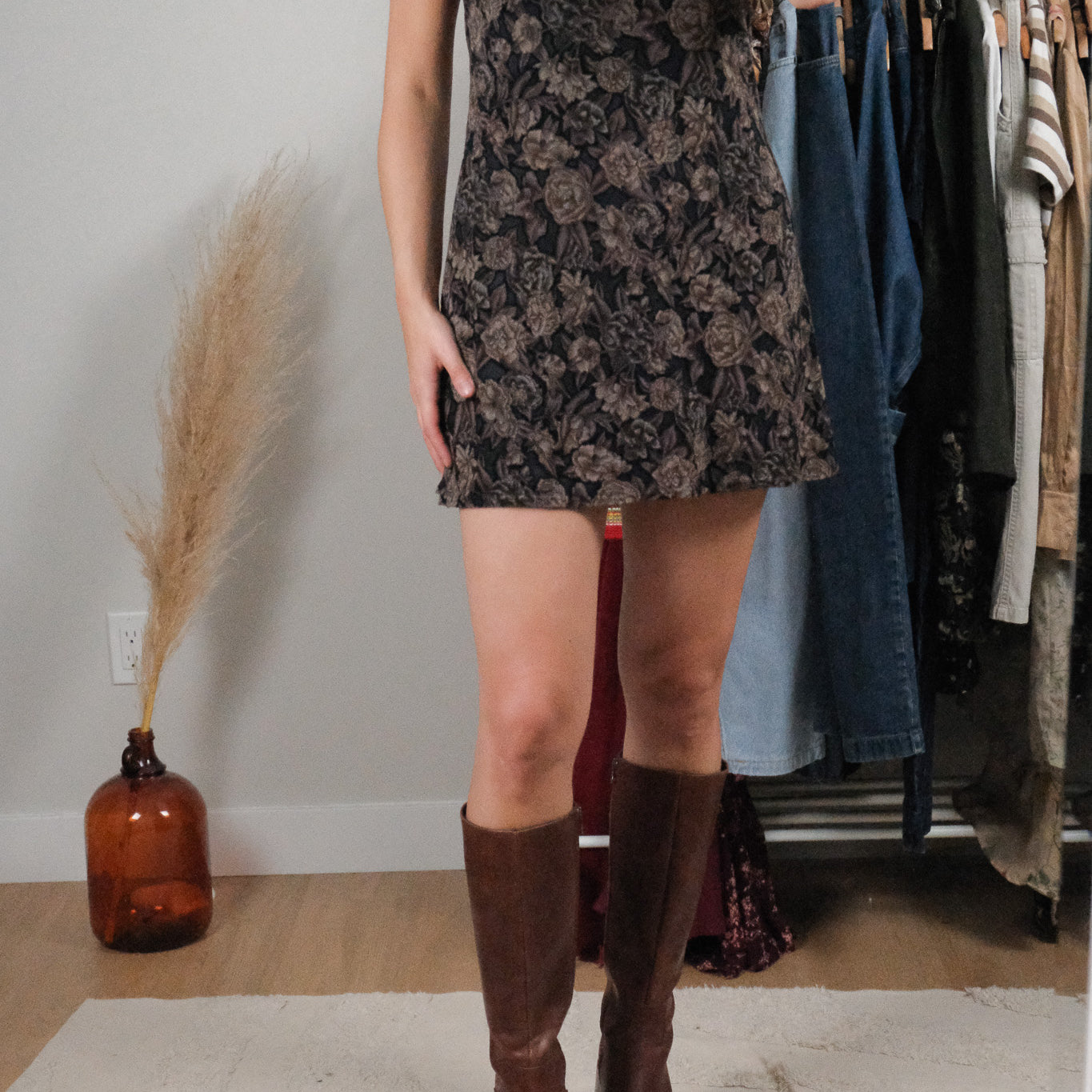 Made in Canada x Vintage x Floral Dress (S)