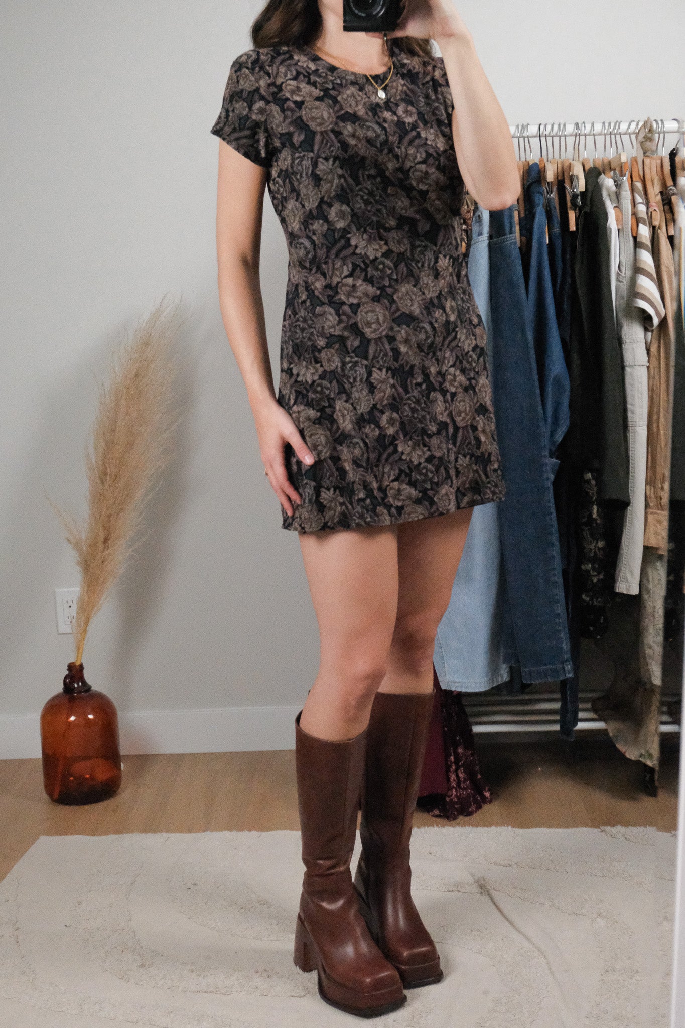 Made in Canada x Vintage x Floral Dress (S)