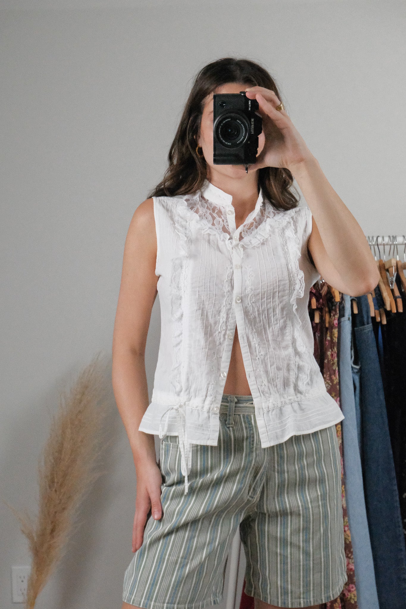 Vintage x Lace Blouse (S/M)