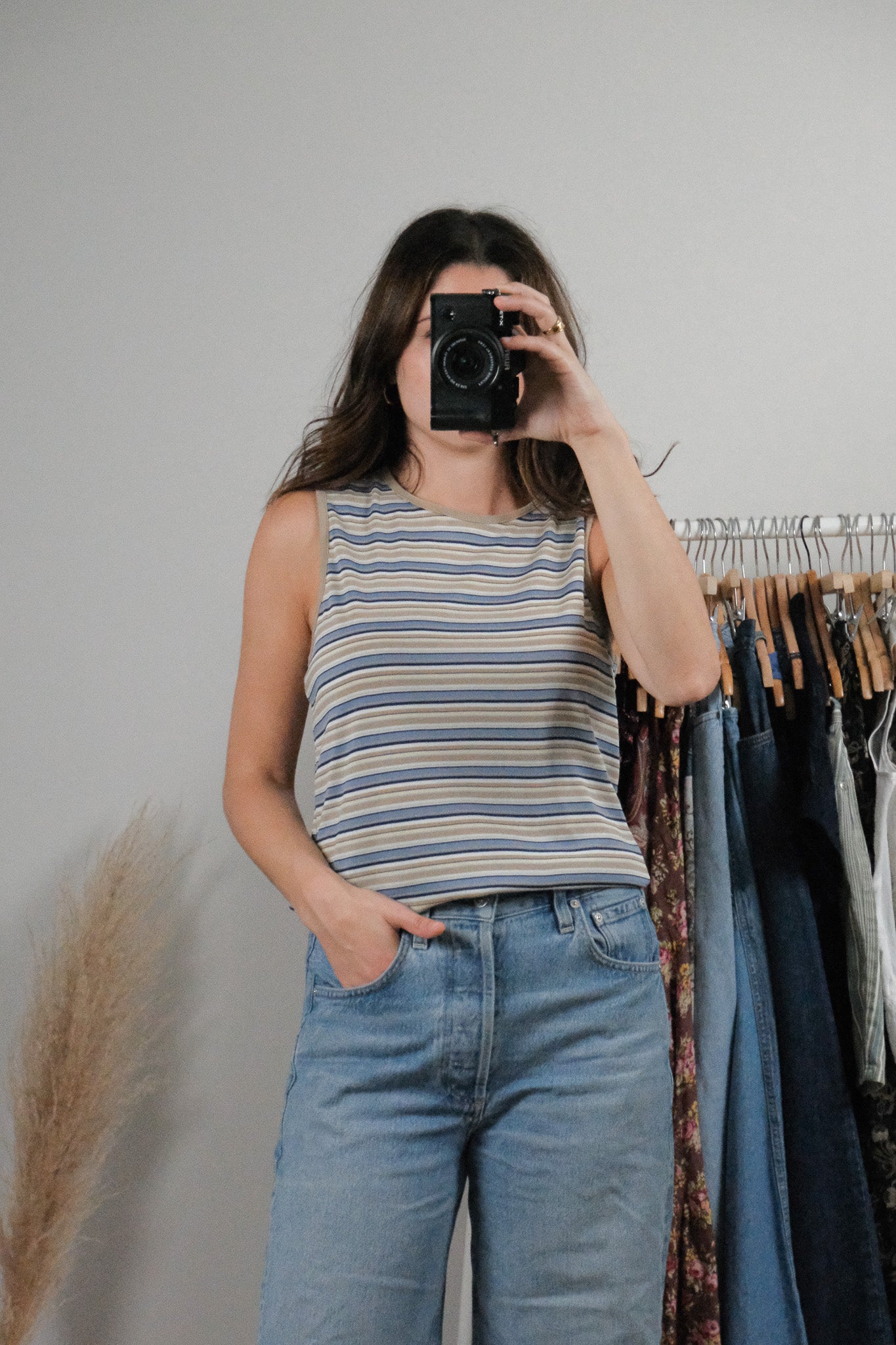 Vintage x Striped Tank (L)