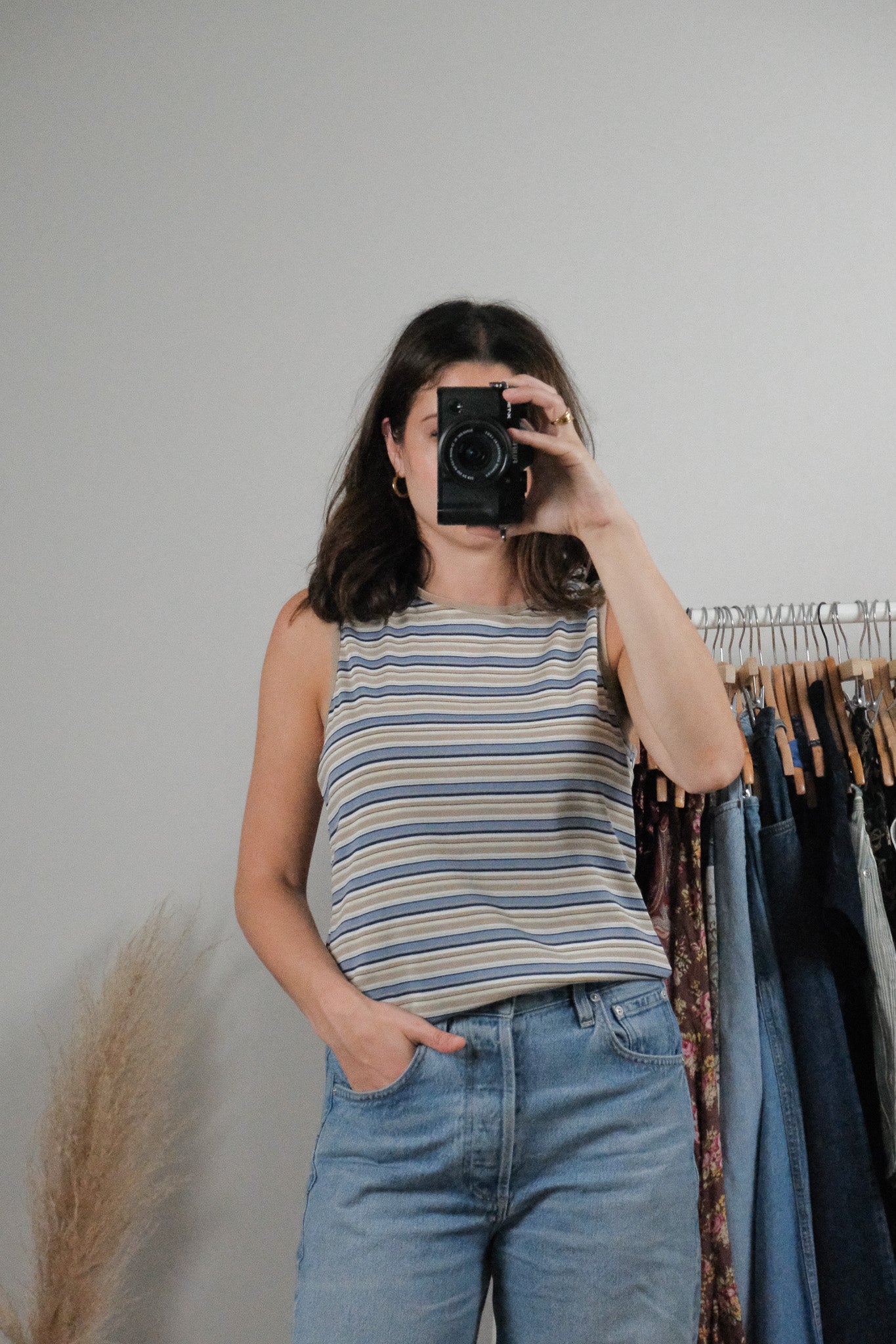 Vintage x Striped Tank (L)