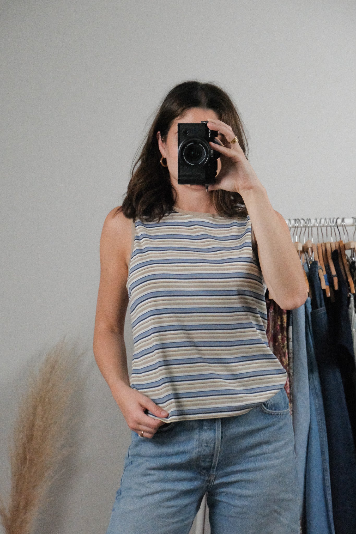 Vintage x Striped Tank (L)