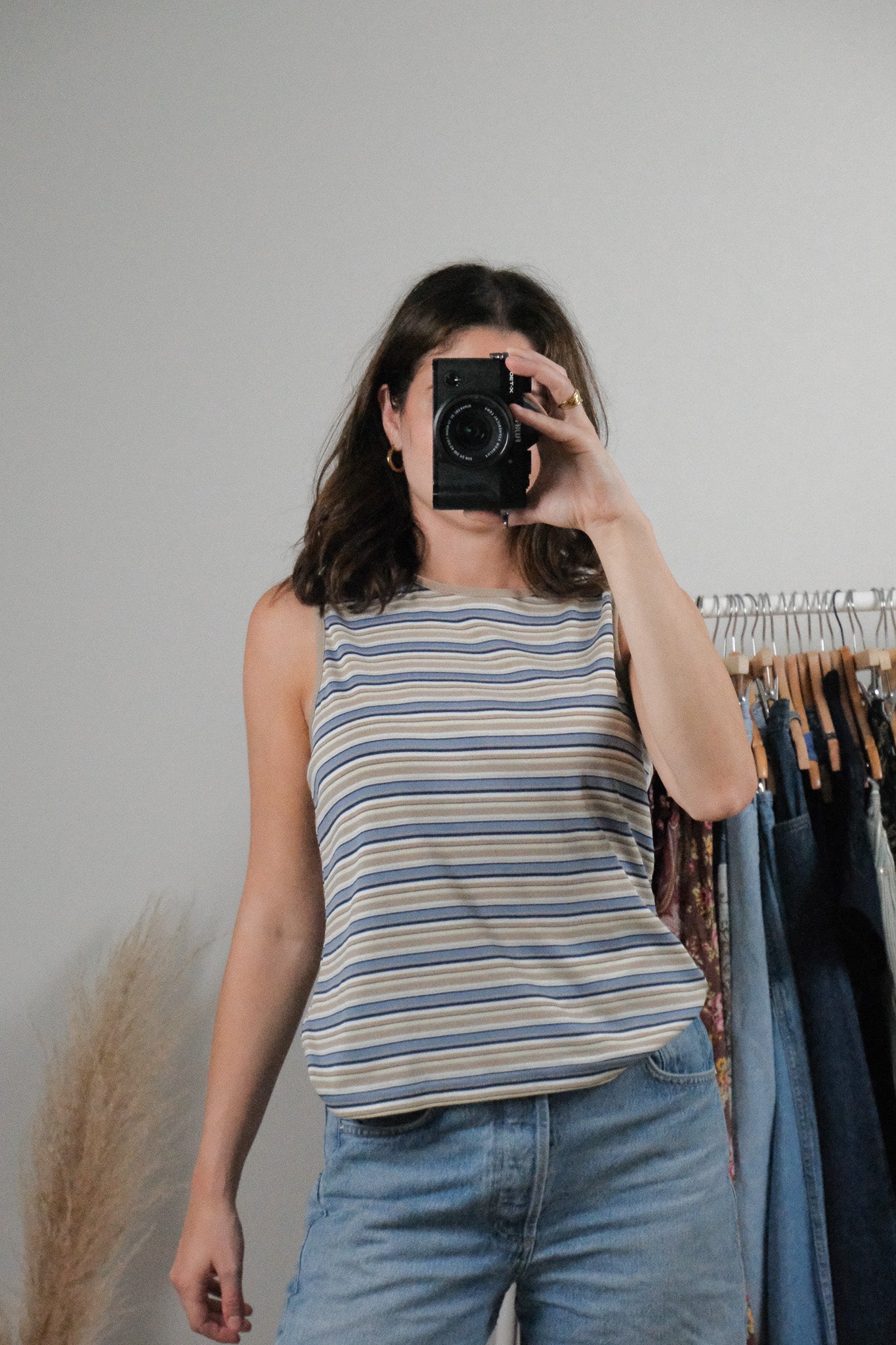 Vintage x Striped Tank (L)