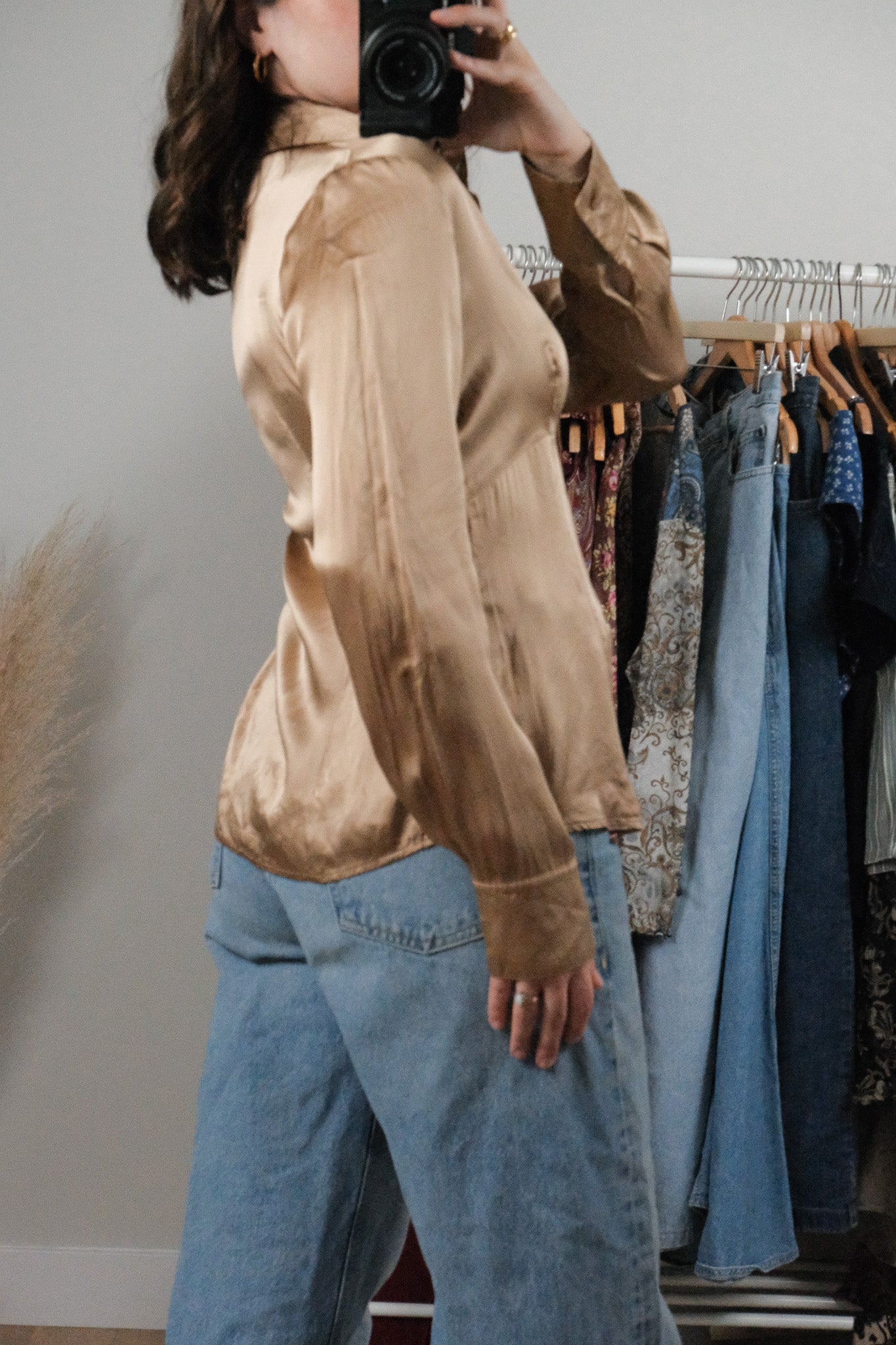 Vintage x Silk Blouse (S)