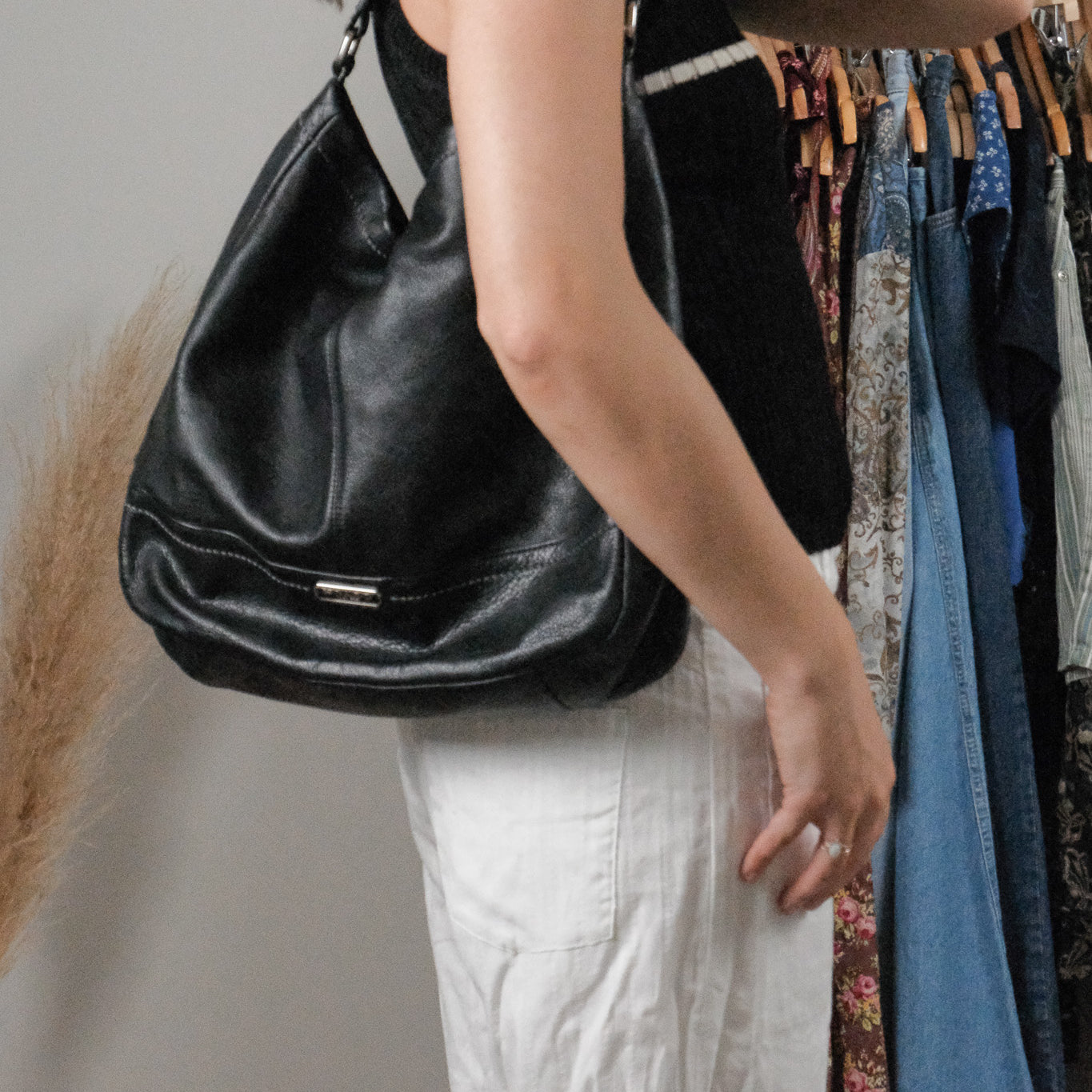 Vintage x Leather Coach Purse