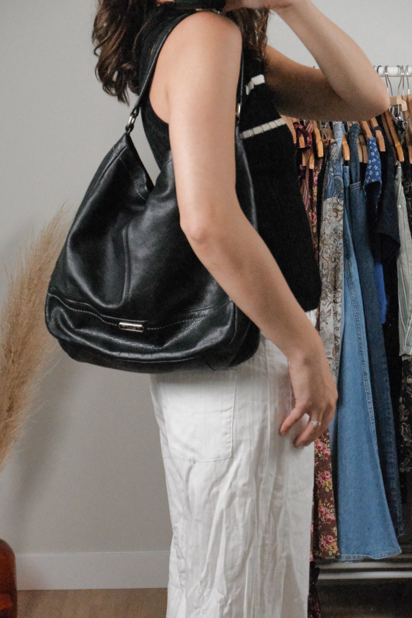 Vintage x Leather Coach Purse