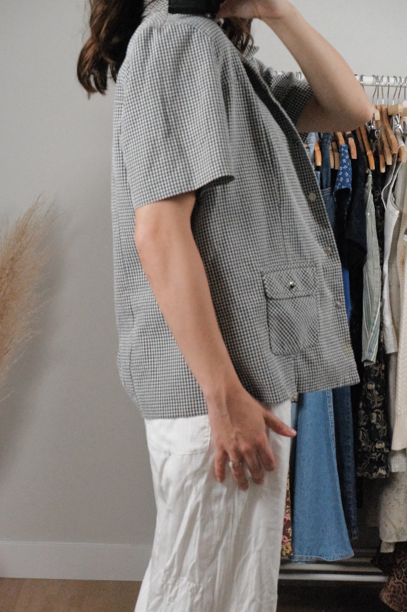 Made in Canada x Vintage x Gingham Short-Sleeve (L/XL)