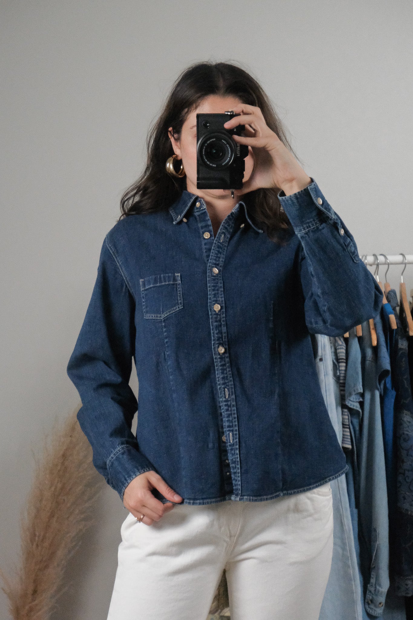 Vintage x L.L. Bean x Denim Top (M)