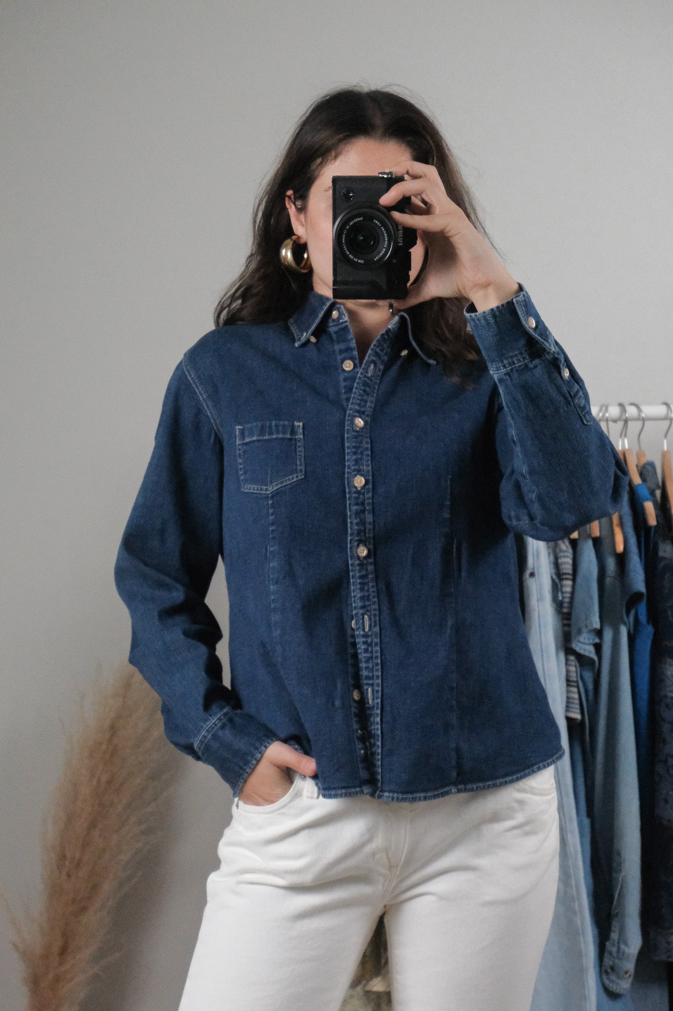 Vintage x L.L. Bean x Denim Top (M)