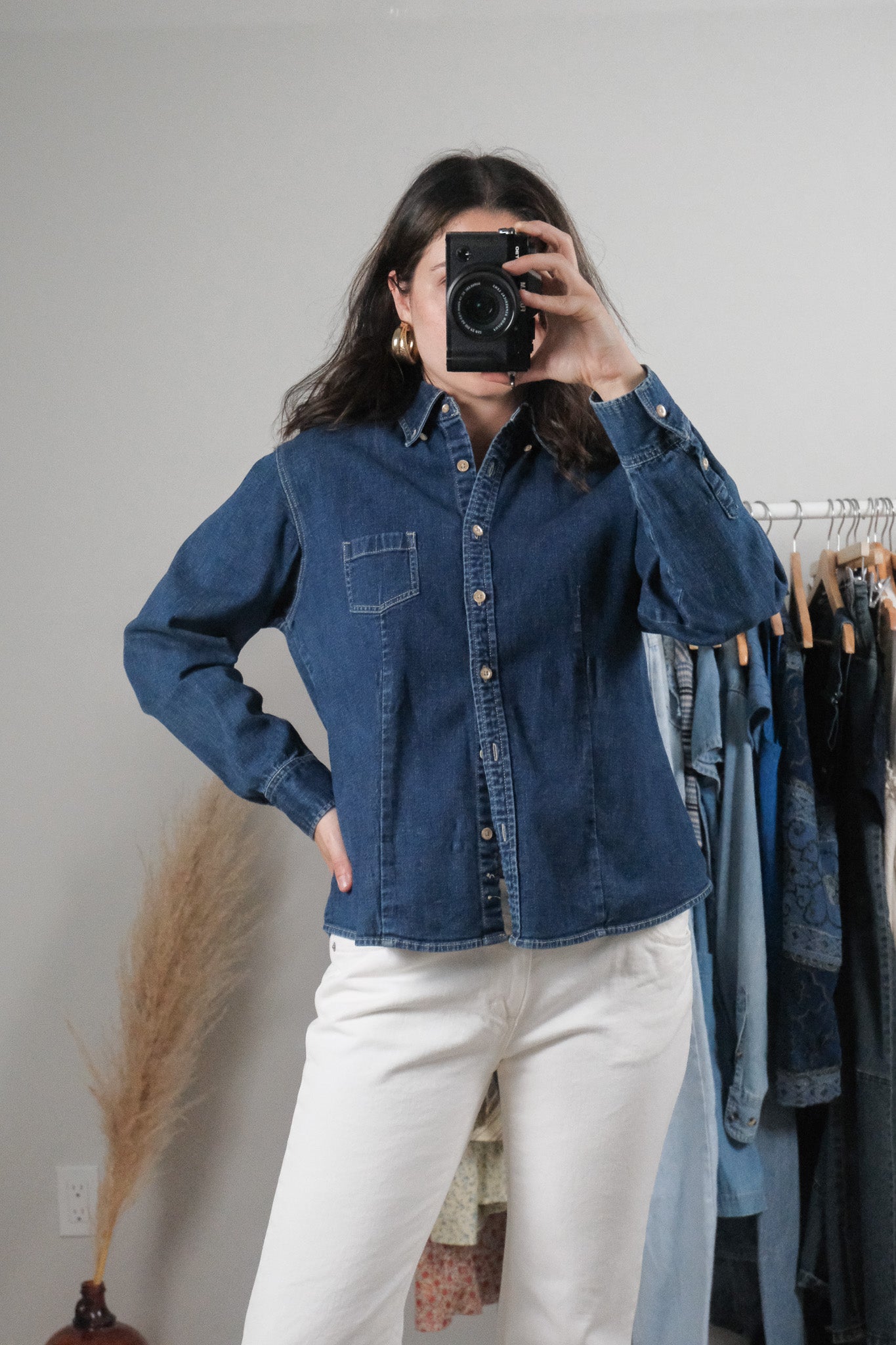 Vintage x L.L. Bean x Denim Top (M)