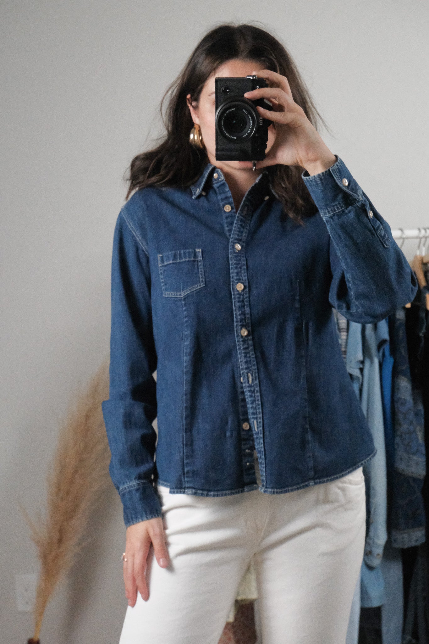 Vintage x L.L. Bean x Denim Top (M)