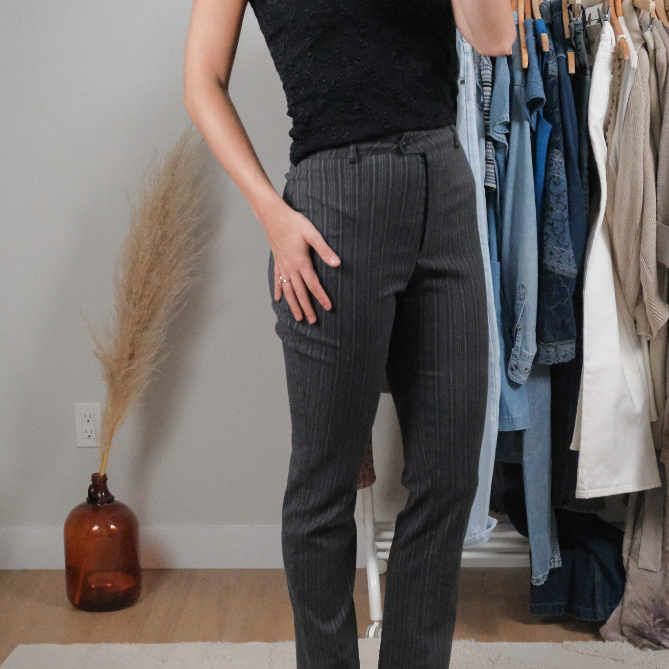 Made in Canada x Vintage x Pinstrip Pants (2)