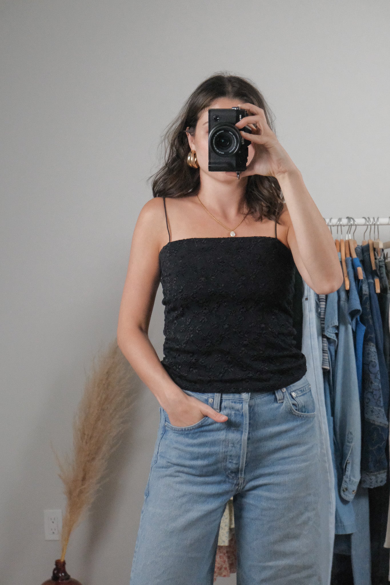 Vintage x Eyelet Tank (S)