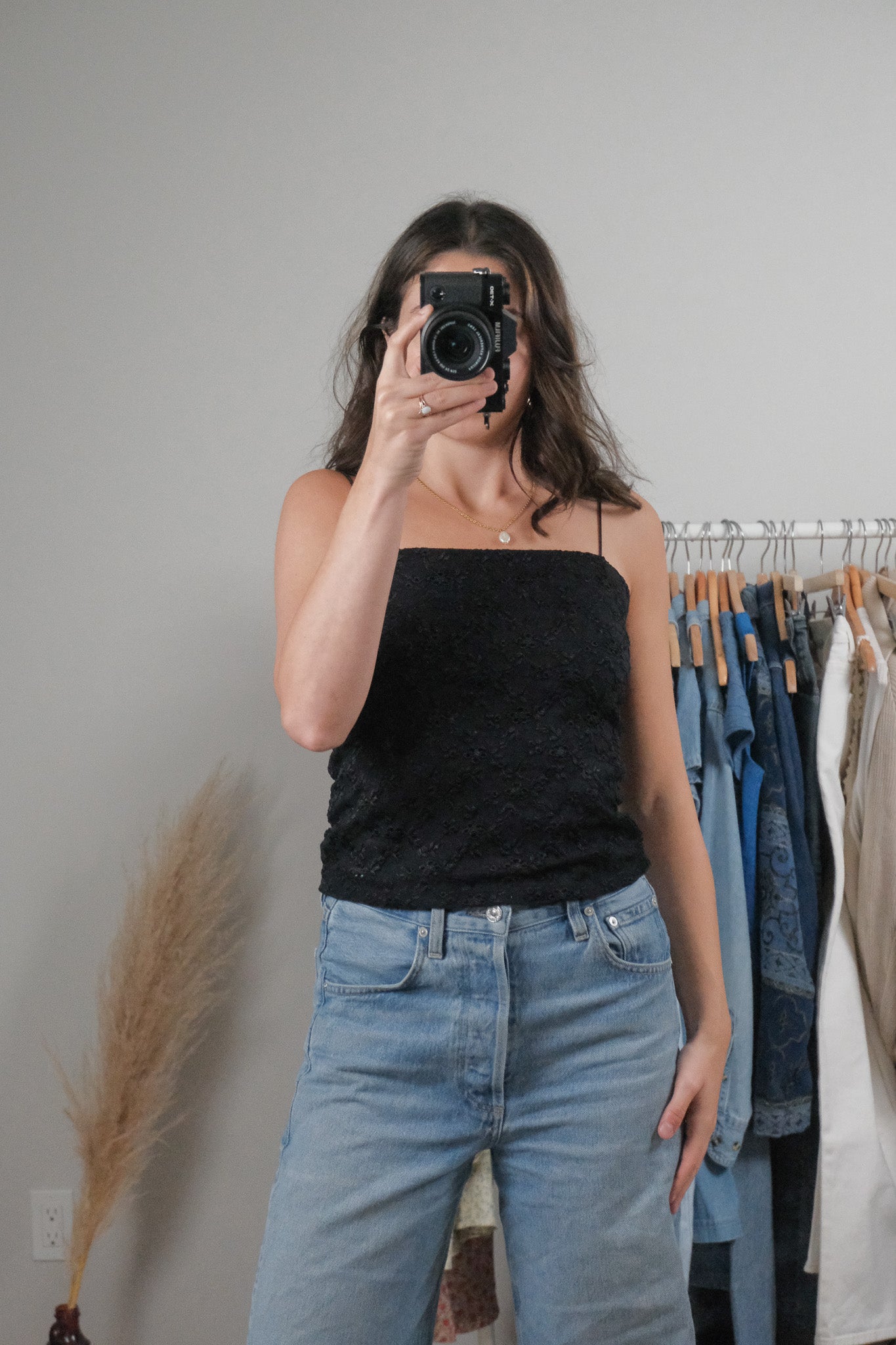 Vintage x Eyelet Tank (S)