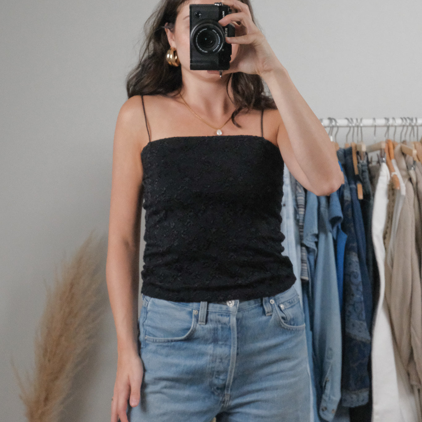 Vintage x Eyelet Tank (S)
