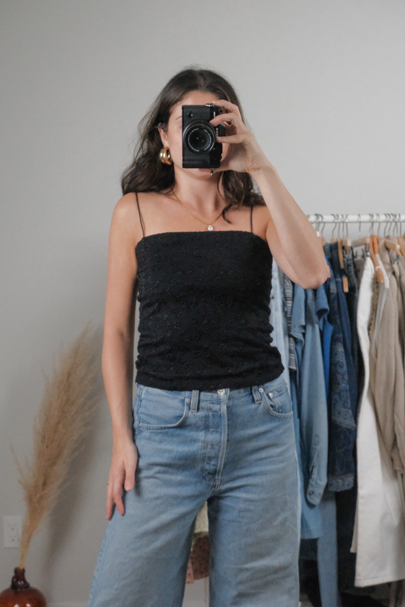 Vintage x Eyelet Tank (S)