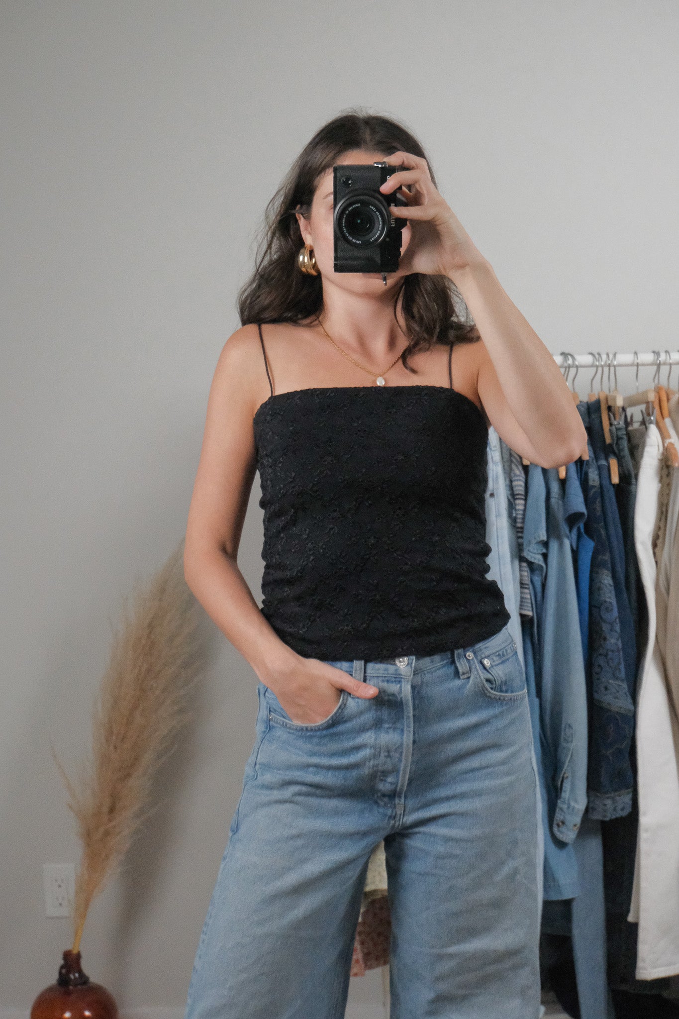 Vintage x Eyelet Tank (S)