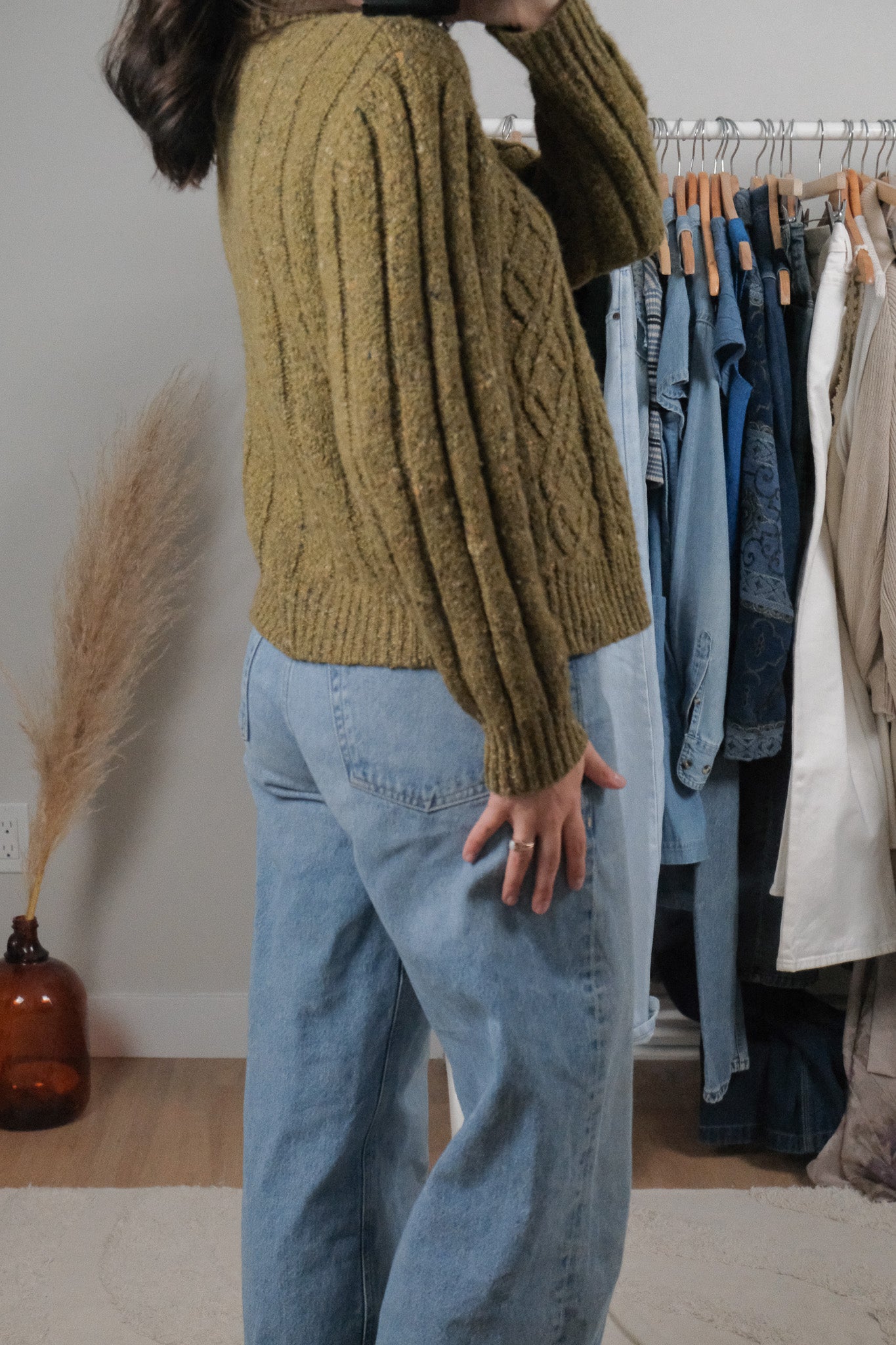 Vintage x Wool Blend Cardigan (S/M)