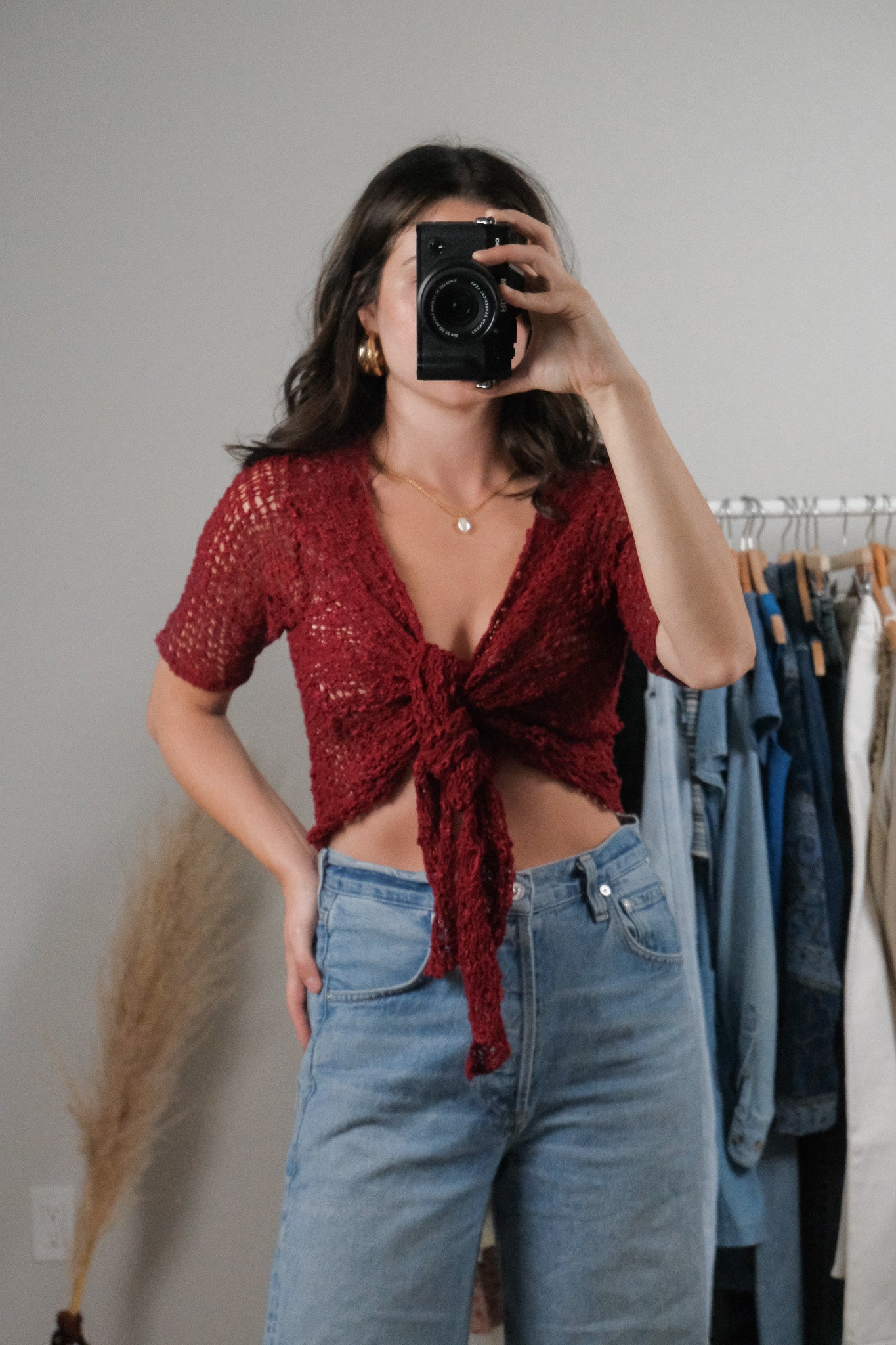 Vintage x Tie Crochet Cardigan (S-L)