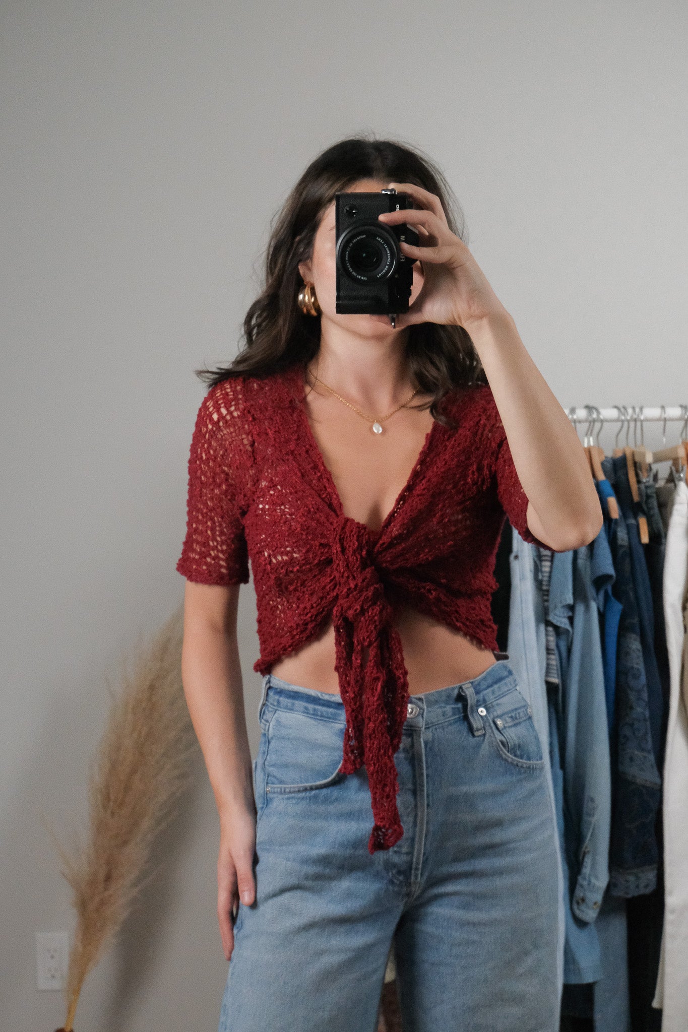 Vintage x Tie Crochet Cardigan (S-L)