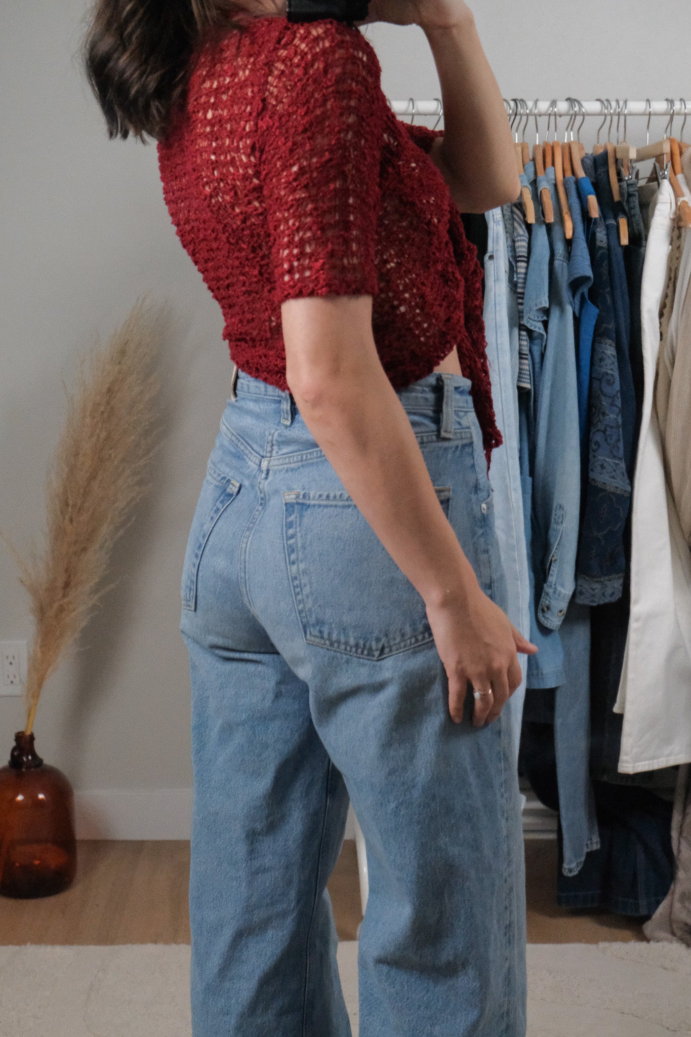 Vintage x Tie Crochet Cardigan (S-L)