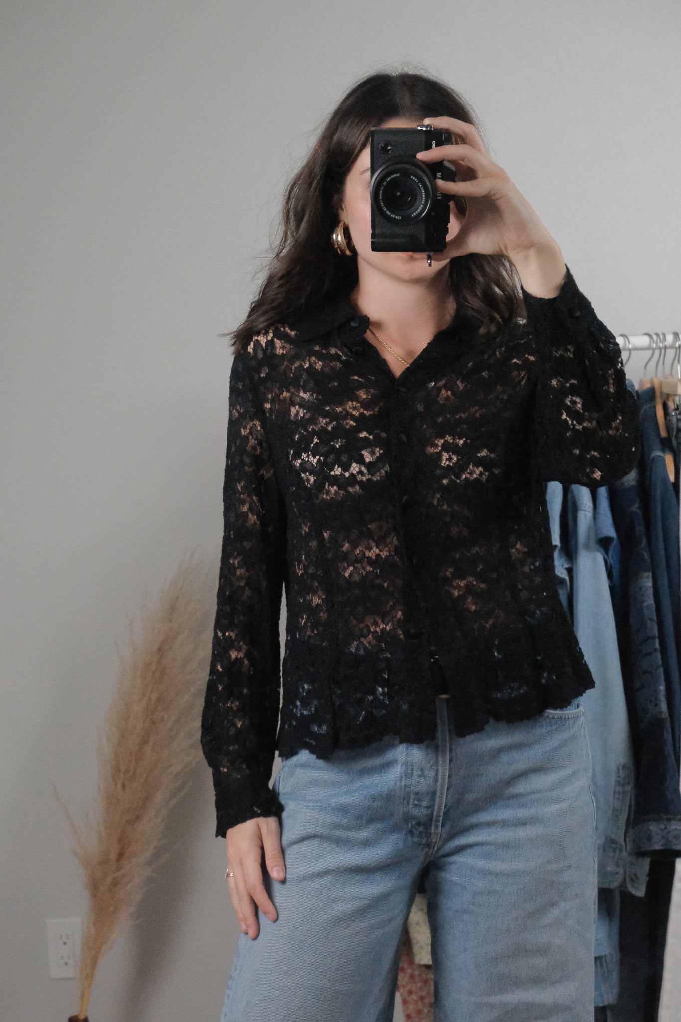 Vintage x Lace Blouse (M/L)