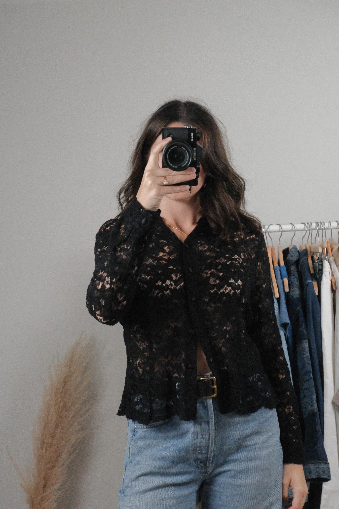 Vintage x Lace Blouse (M/L)