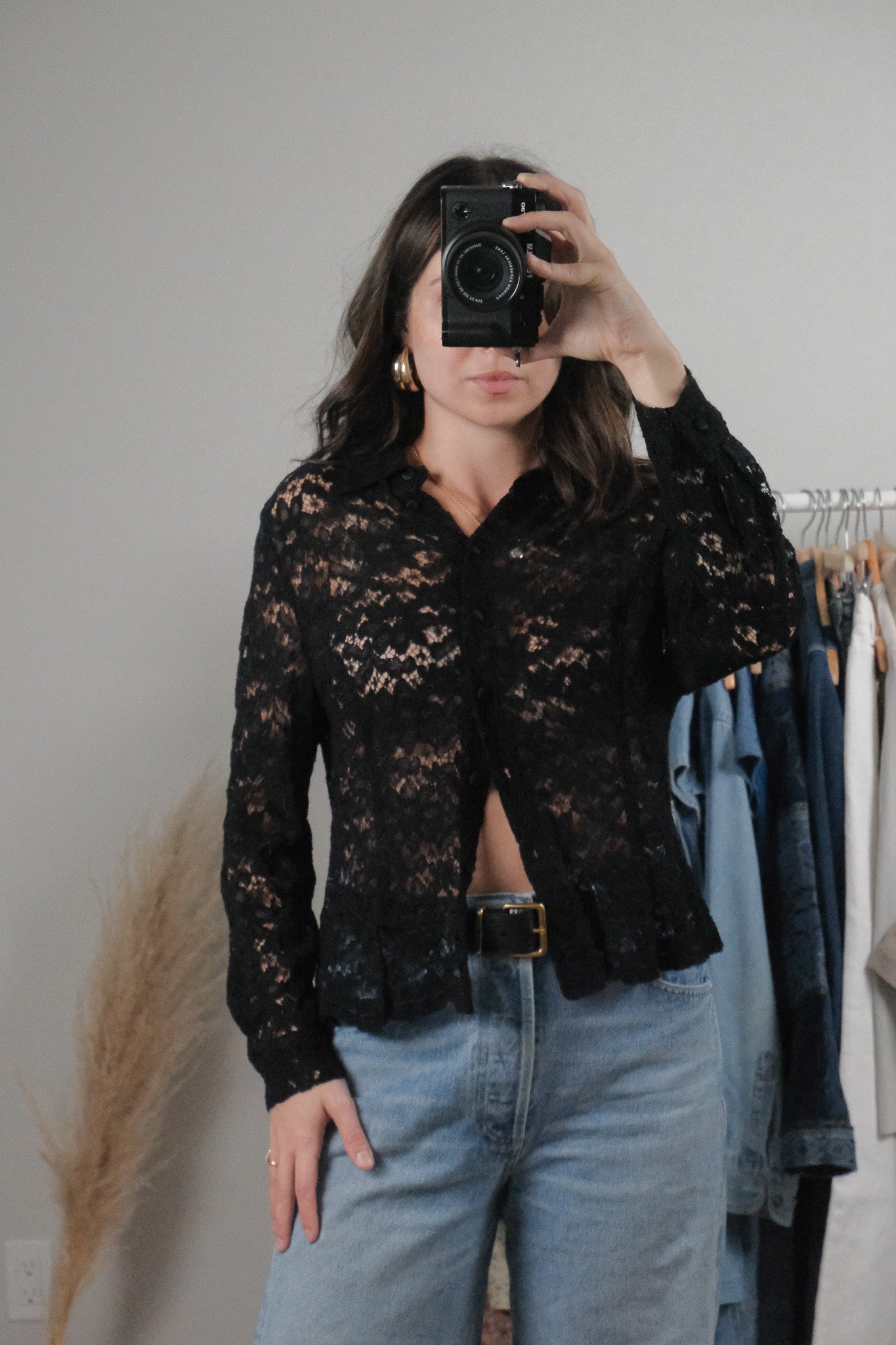 Vintage x Lace Blouse (M/L)