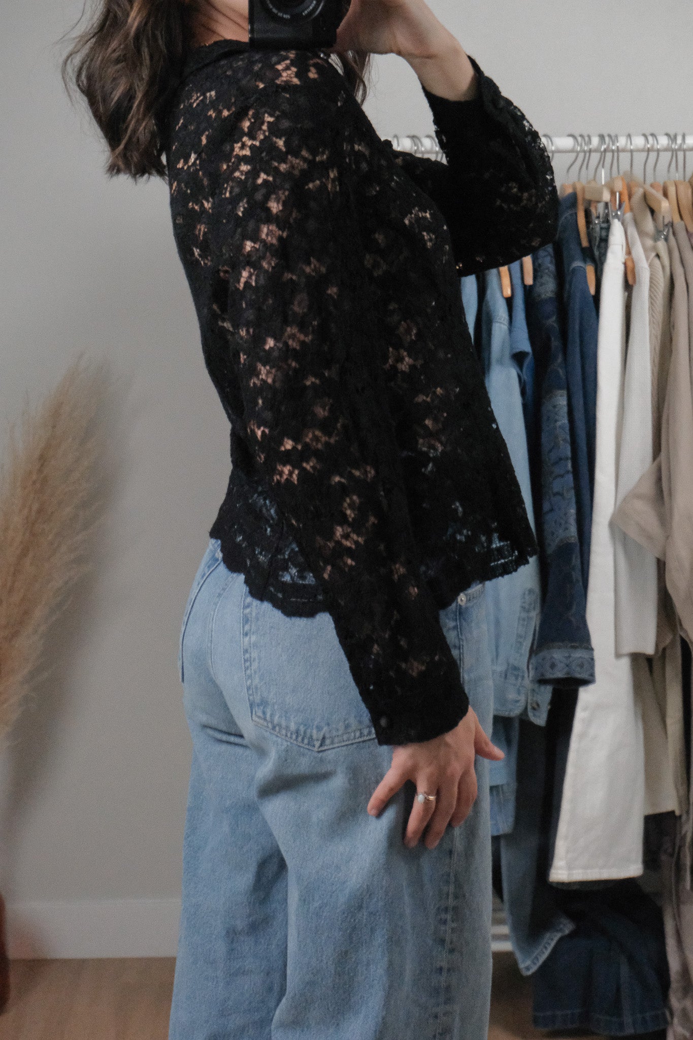 Vintage x Lace Blouse (M/L)