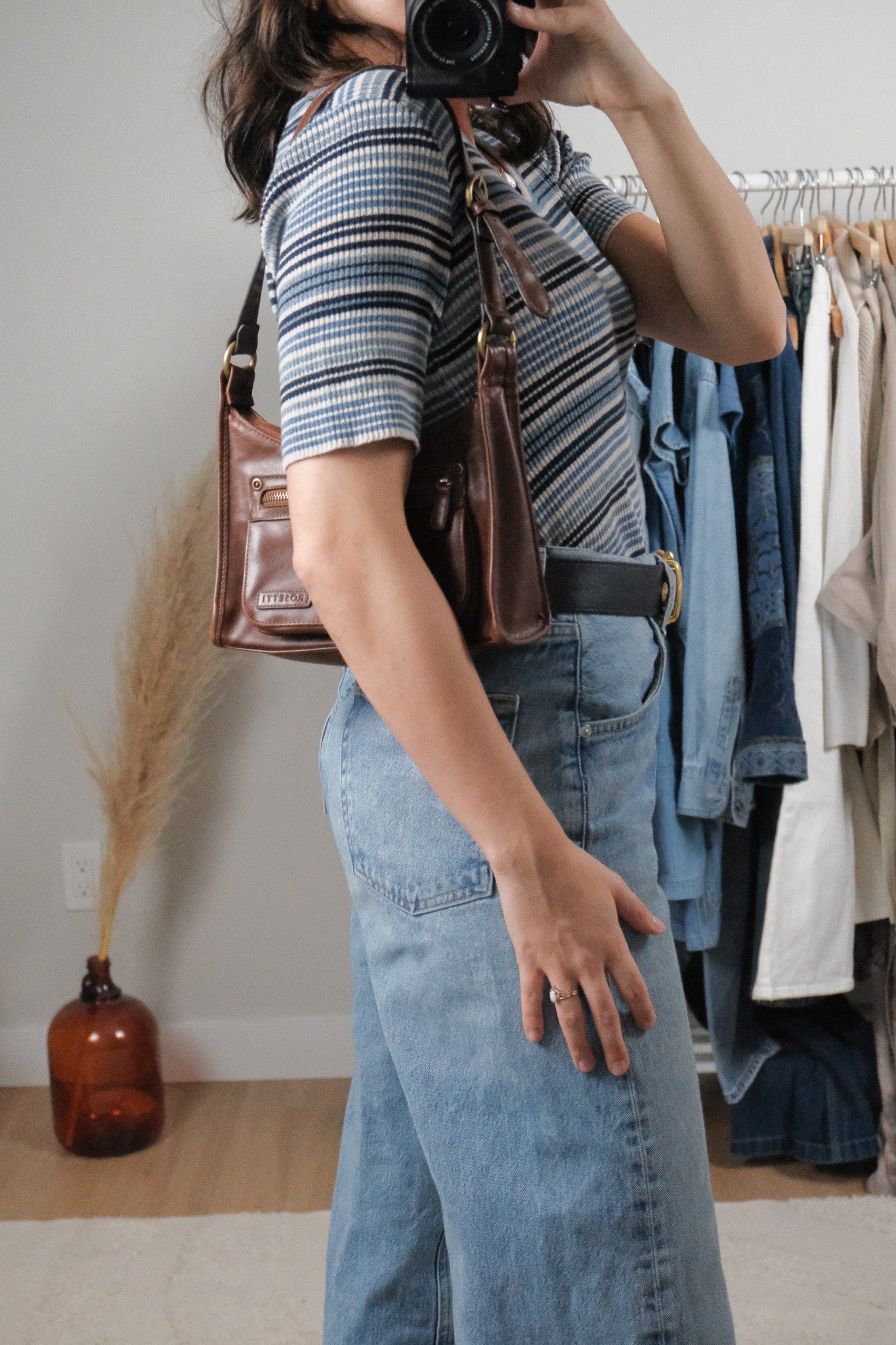 Vintage x Faux Leather Purse