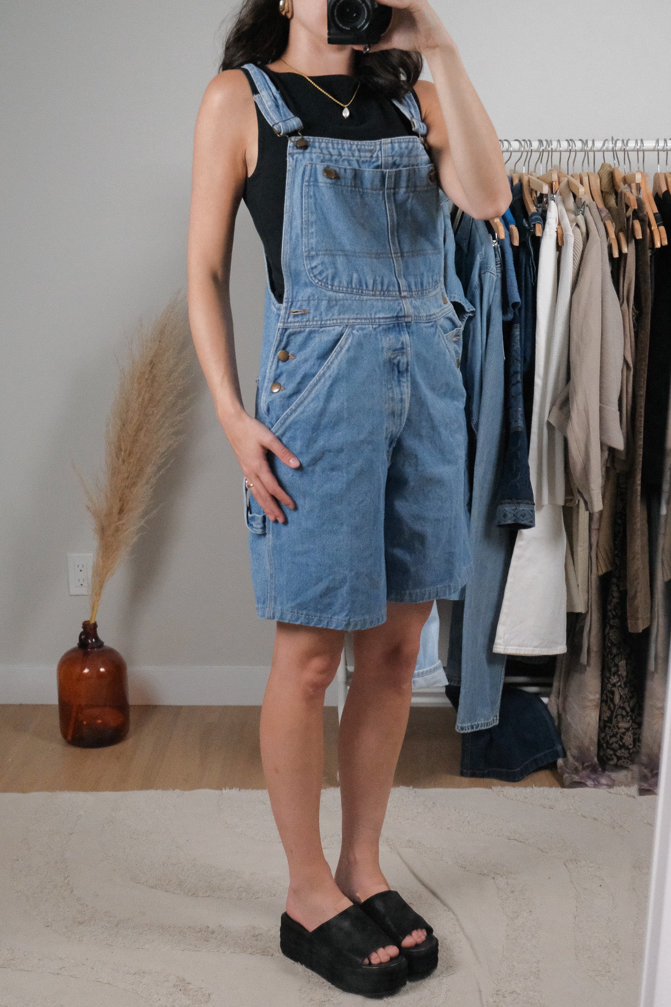 Vintage x Denim Shortalls (4/6)
