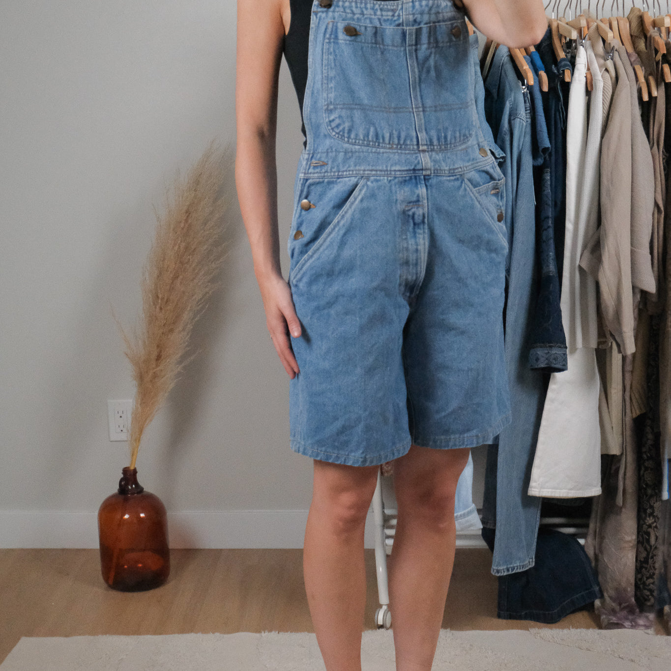 Vintage x Denim Shortalls (4/6)