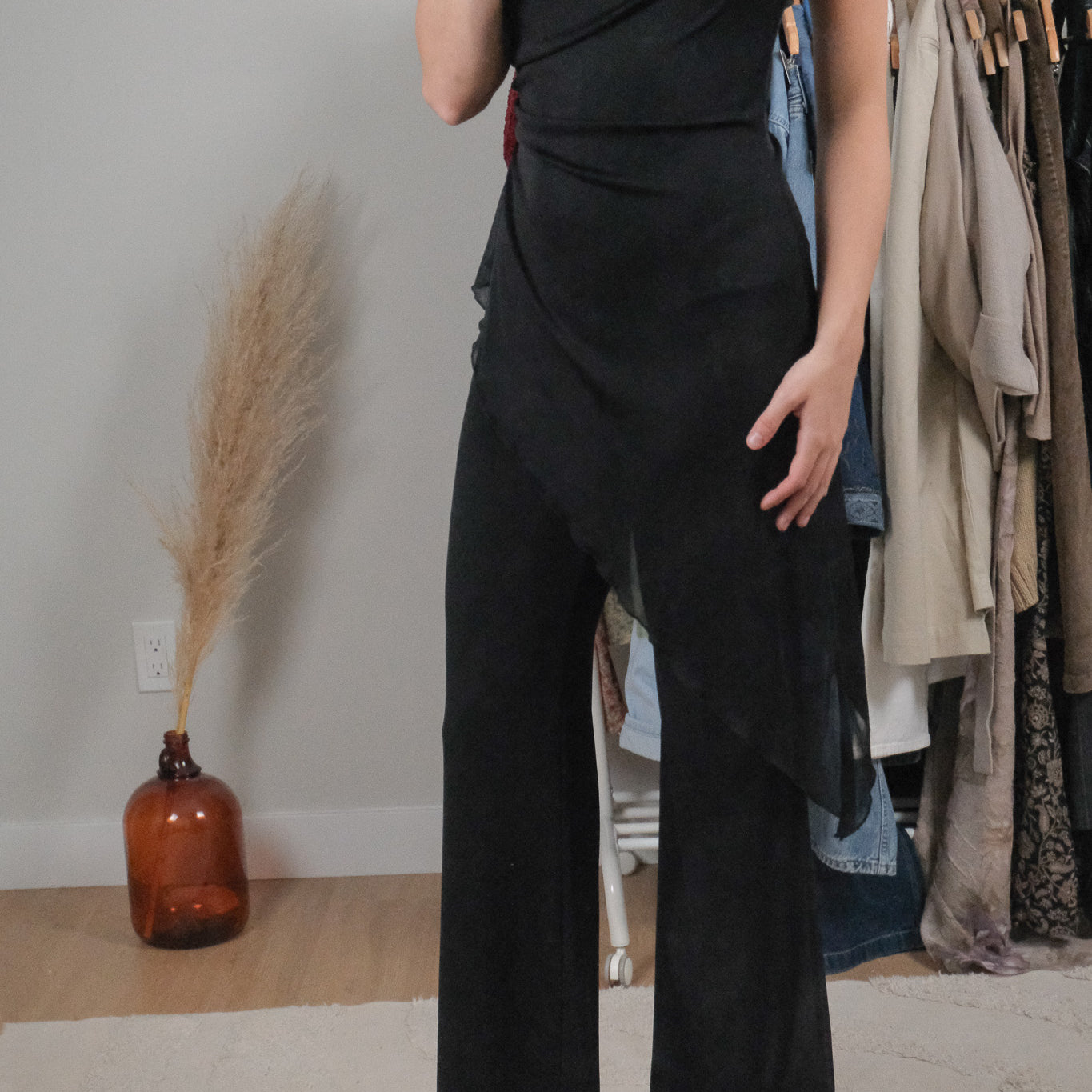 Vintage x Pant/Shirt Jumpsuit (S)