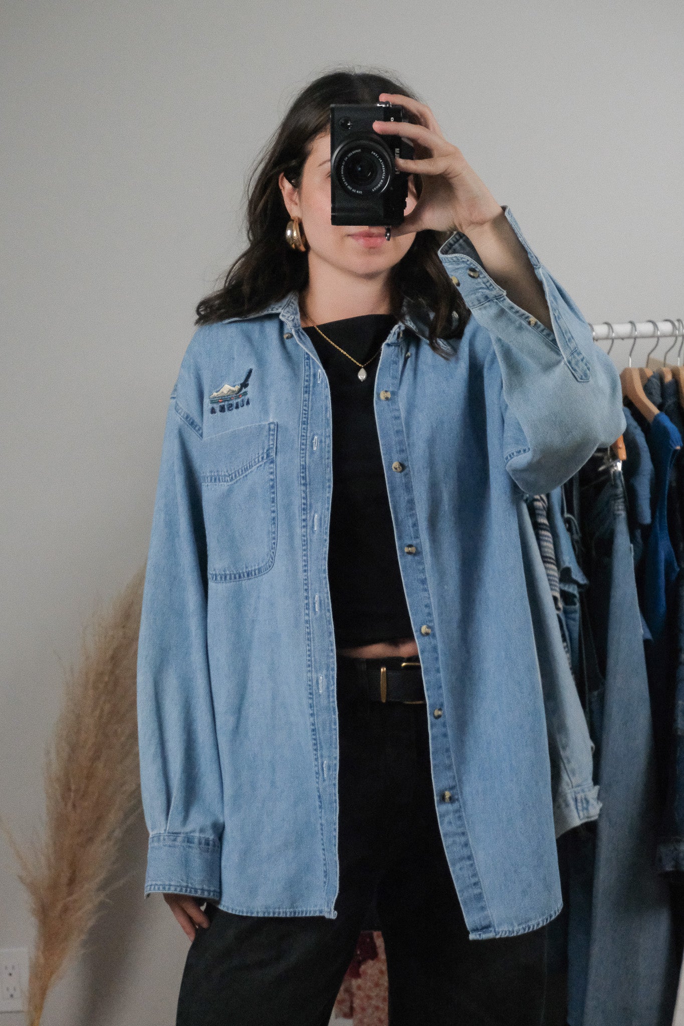 Vintage x Cotton Denim Shirt (S-L)