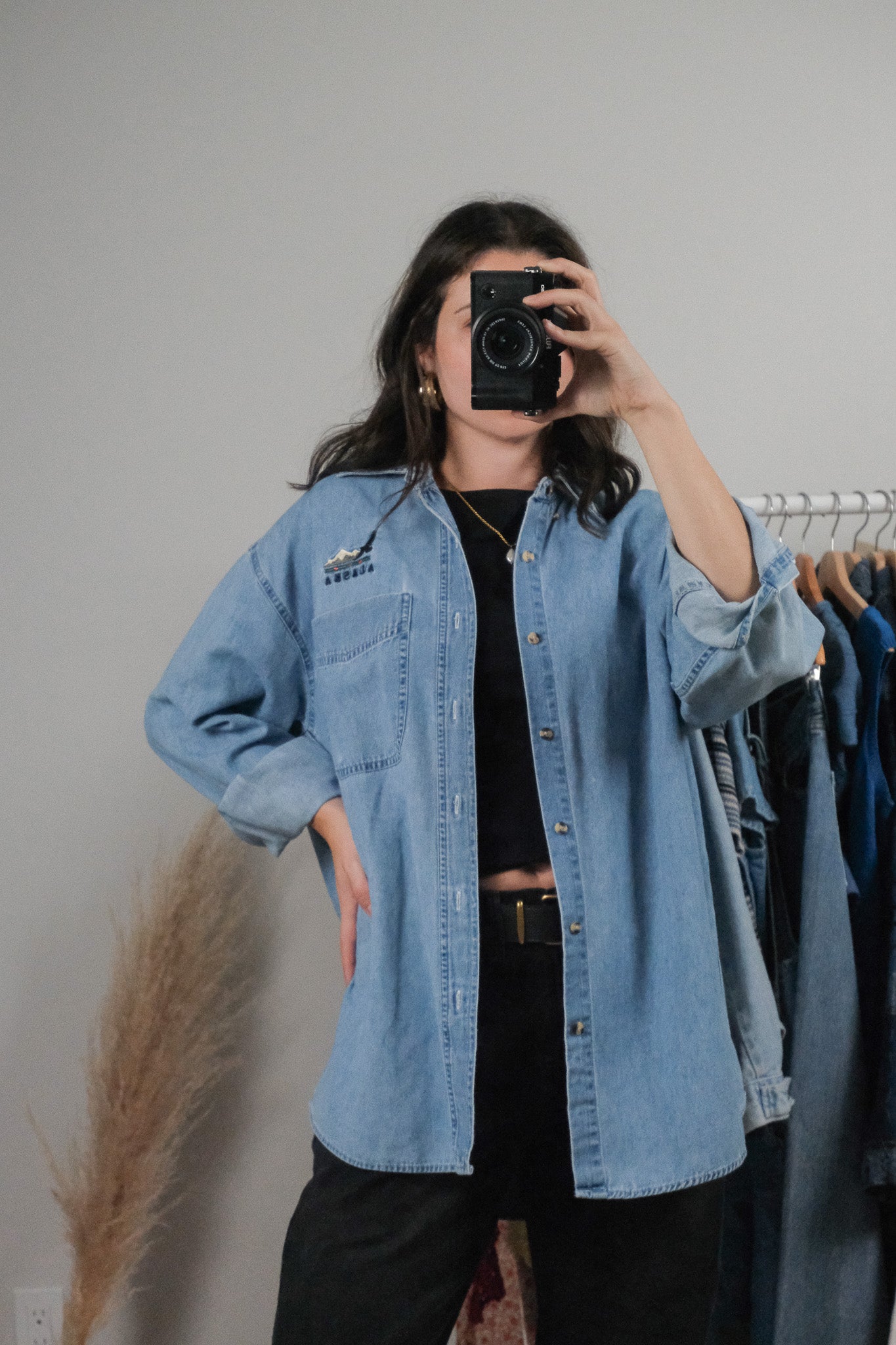 Vintage x Cotton Denim Shirt (S-L)