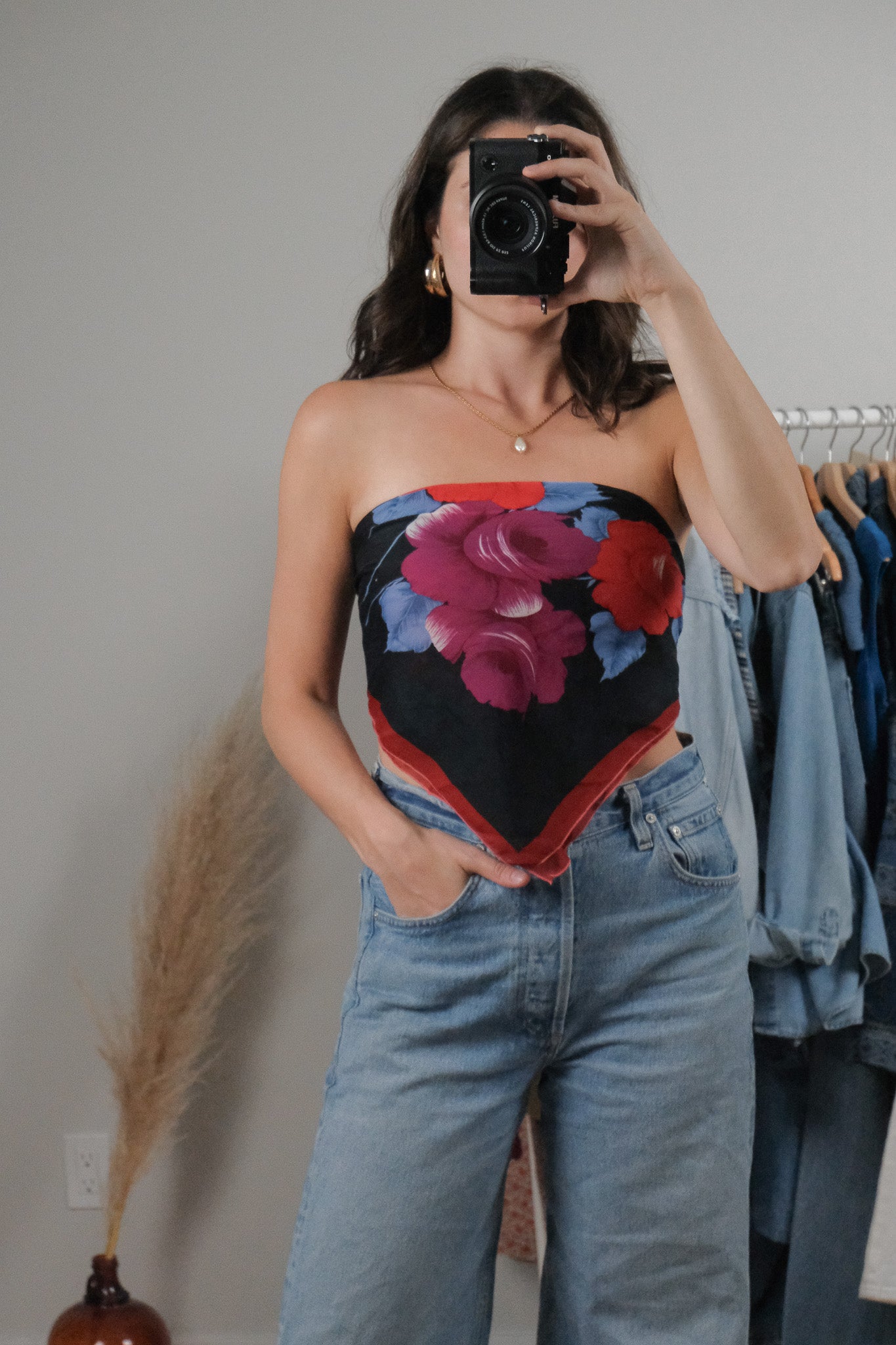 Vintage x Floral Scarf