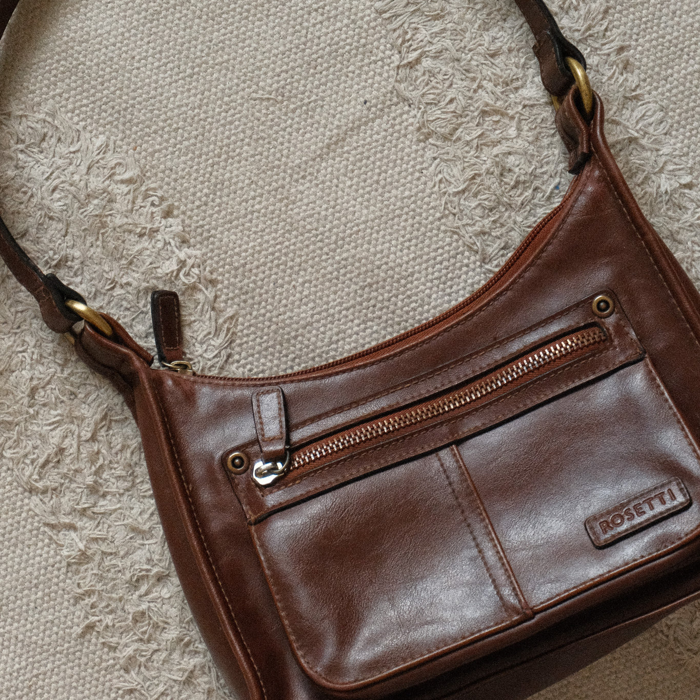 Vintage x Faux Leather Purse