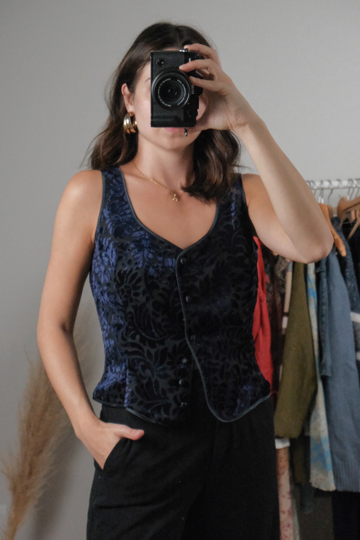 Made in France x Vintage x Velvet Vest (6/8)