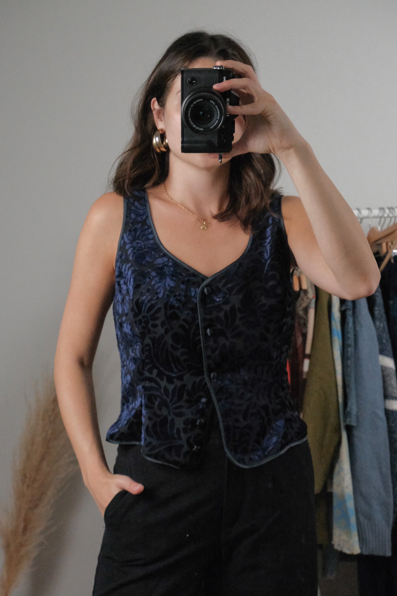 Made in France x Vintage x Velvet Vest (6/8)