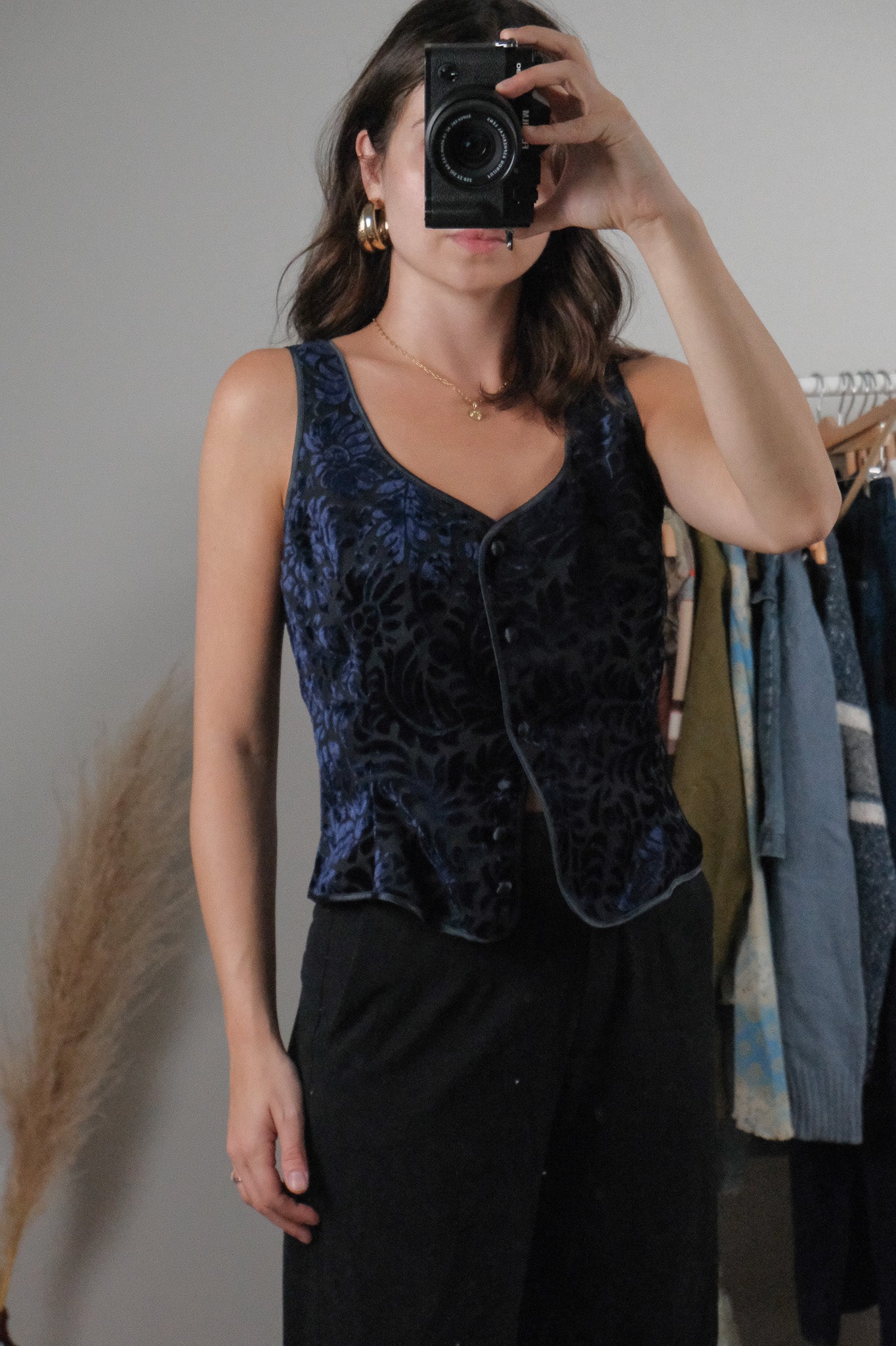 Made in France x Vintage x Velvet Vest (6/8)