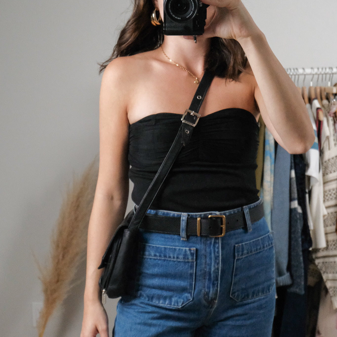 Vintage x Danier Leather Cross-Body Purse