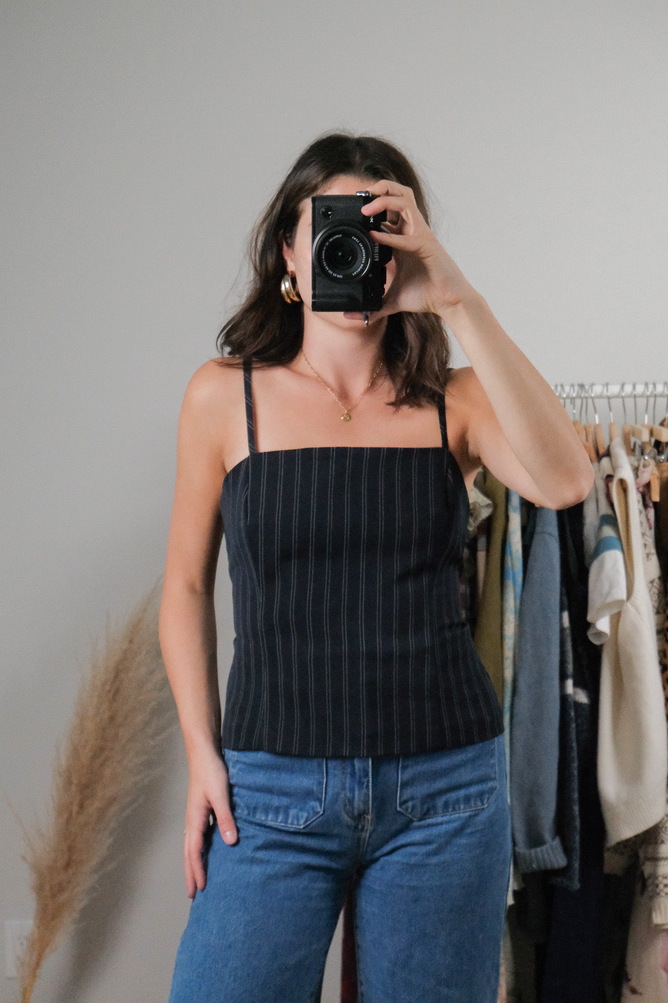 Made in Canada x Vintage x Pinstriped Tank (10/12)