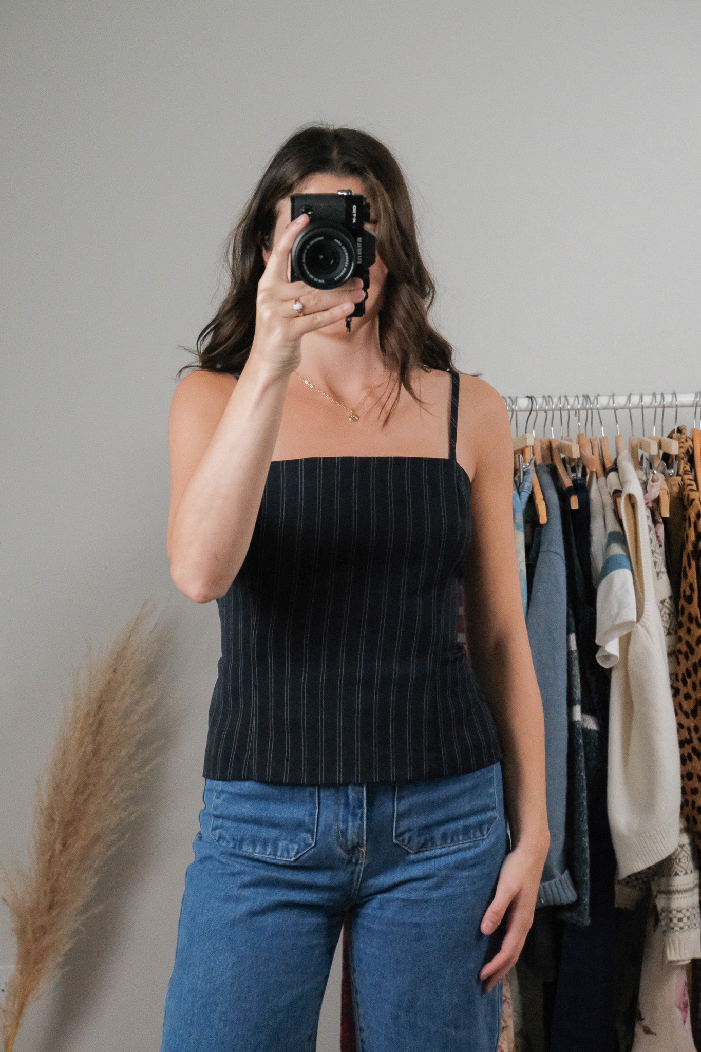 Made in Canada x Vintage x Pinstriped Tank (10/12)