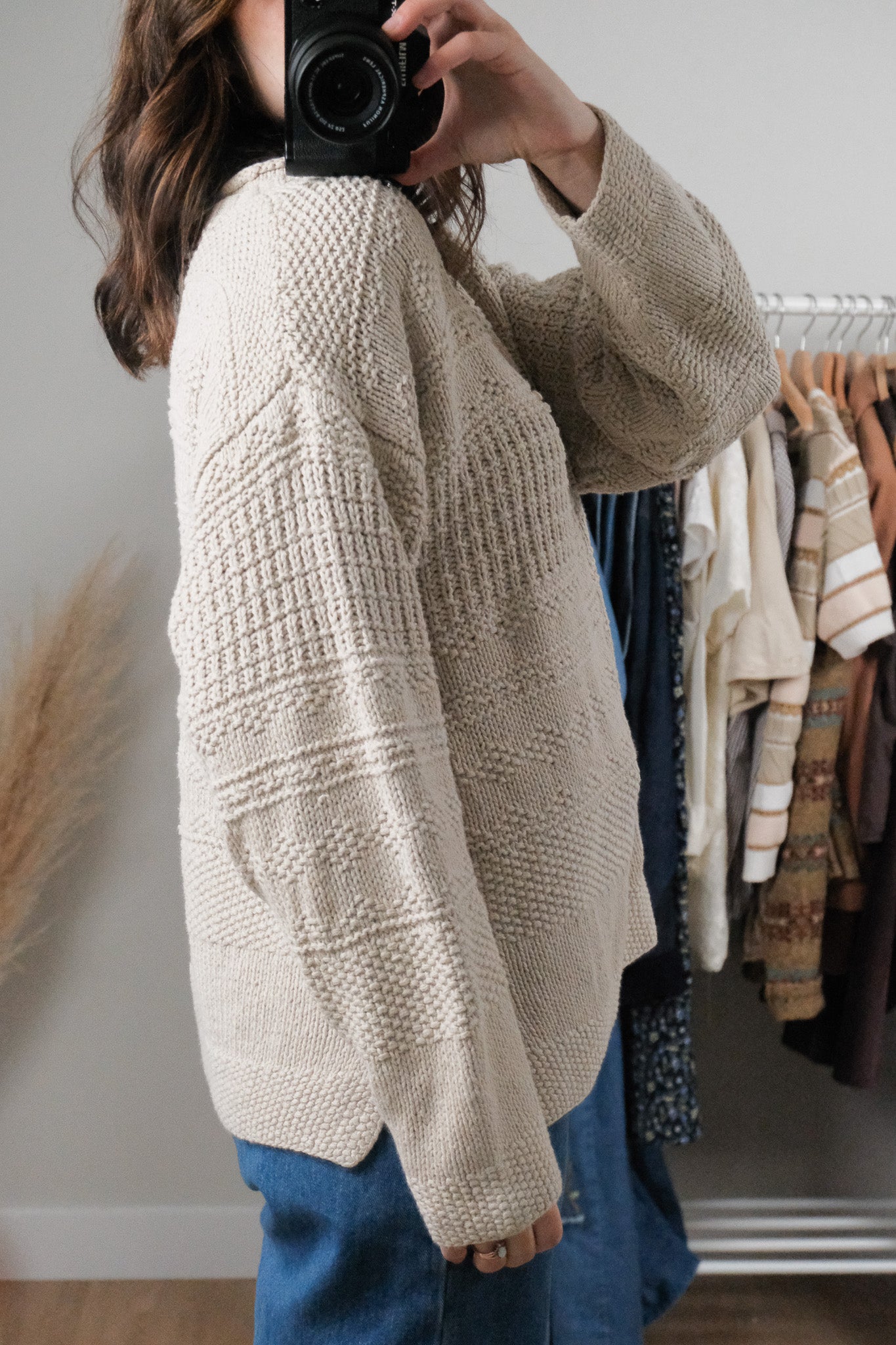 Vintage x Linen/Cotton Chunky Knit (M)